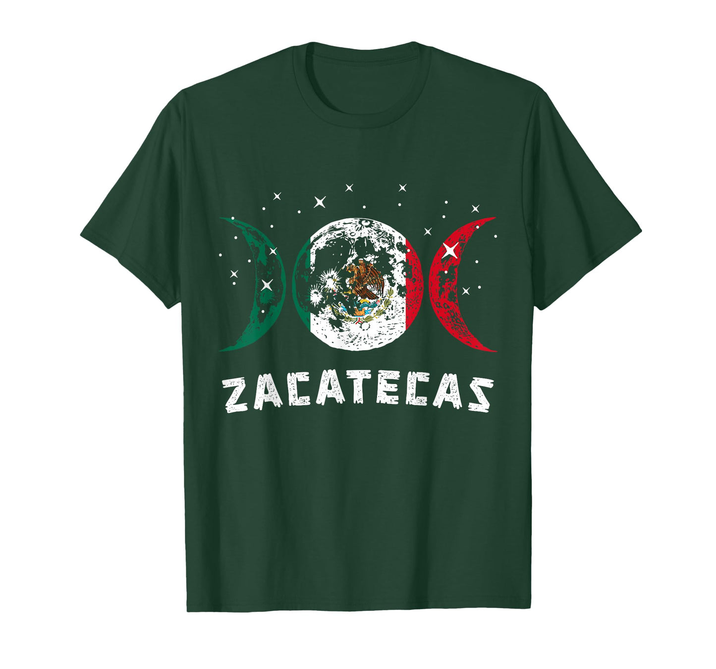Mexico Flag Love Zacatecas Mexico Vacation T-Shirt