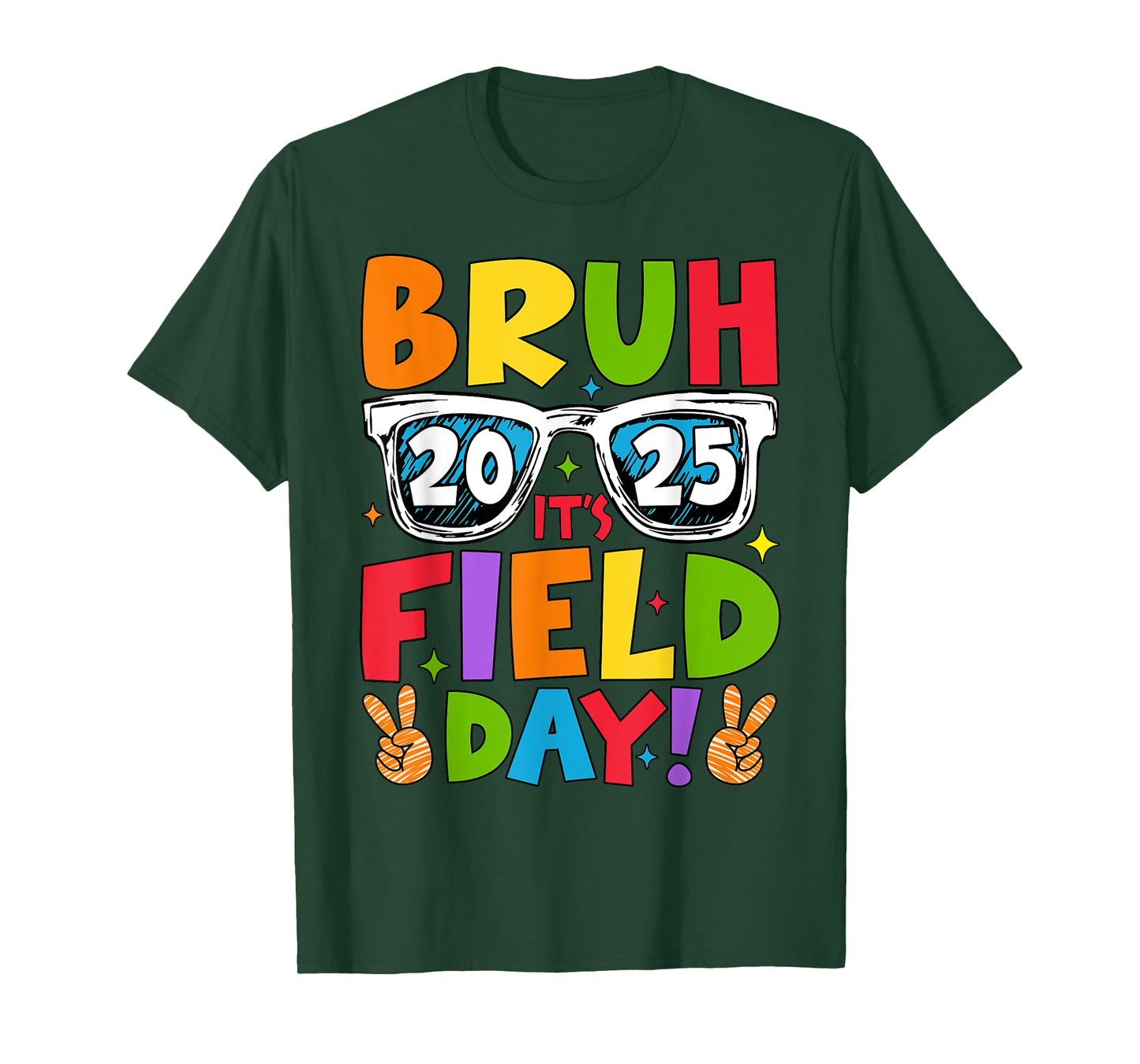 Bruh It's Field Day Teacher Boys Girls Kids Field Day 2025 T-Shirt