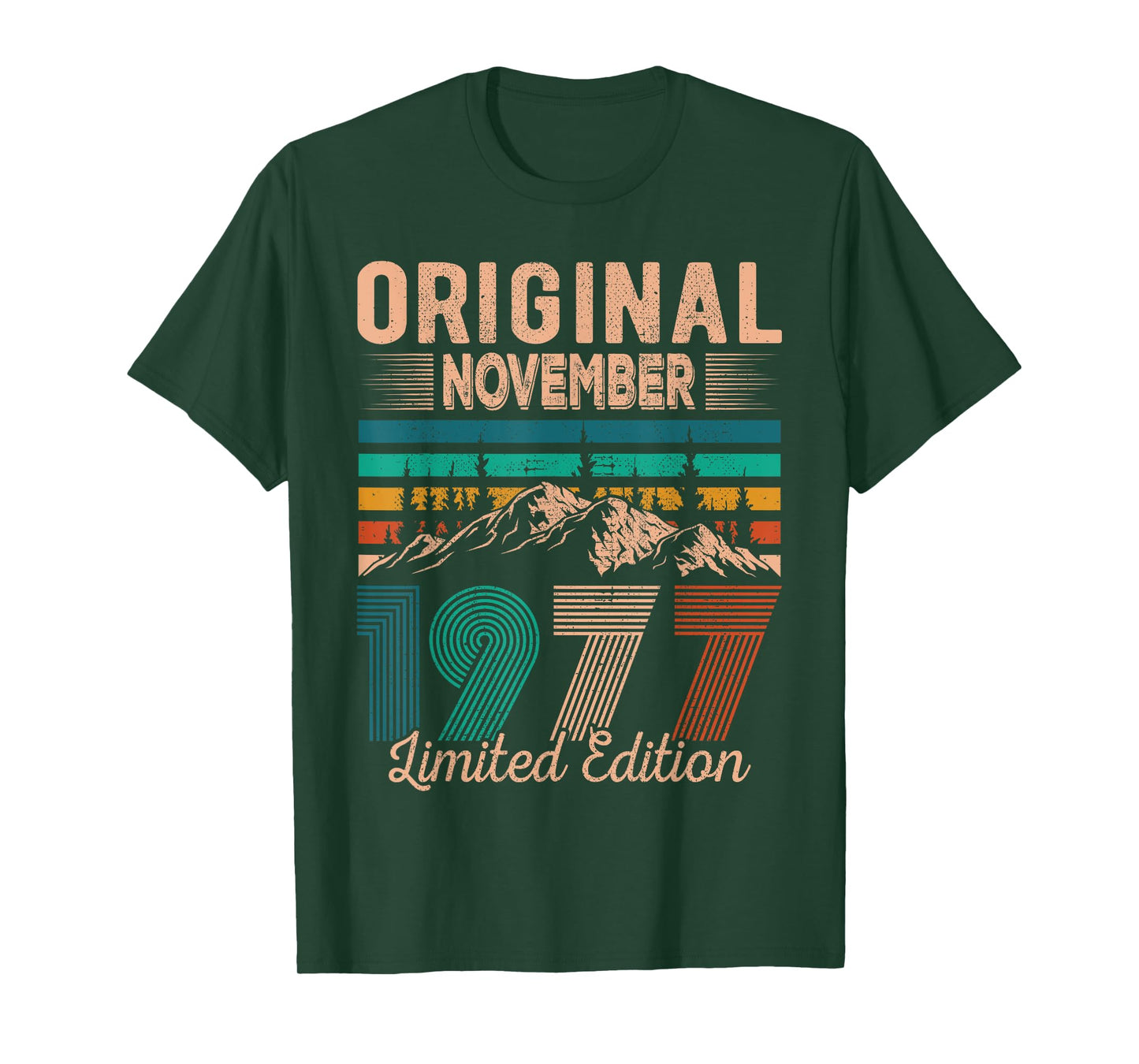 Original November 1977 Born in November 1977 Birthday T-Shirt