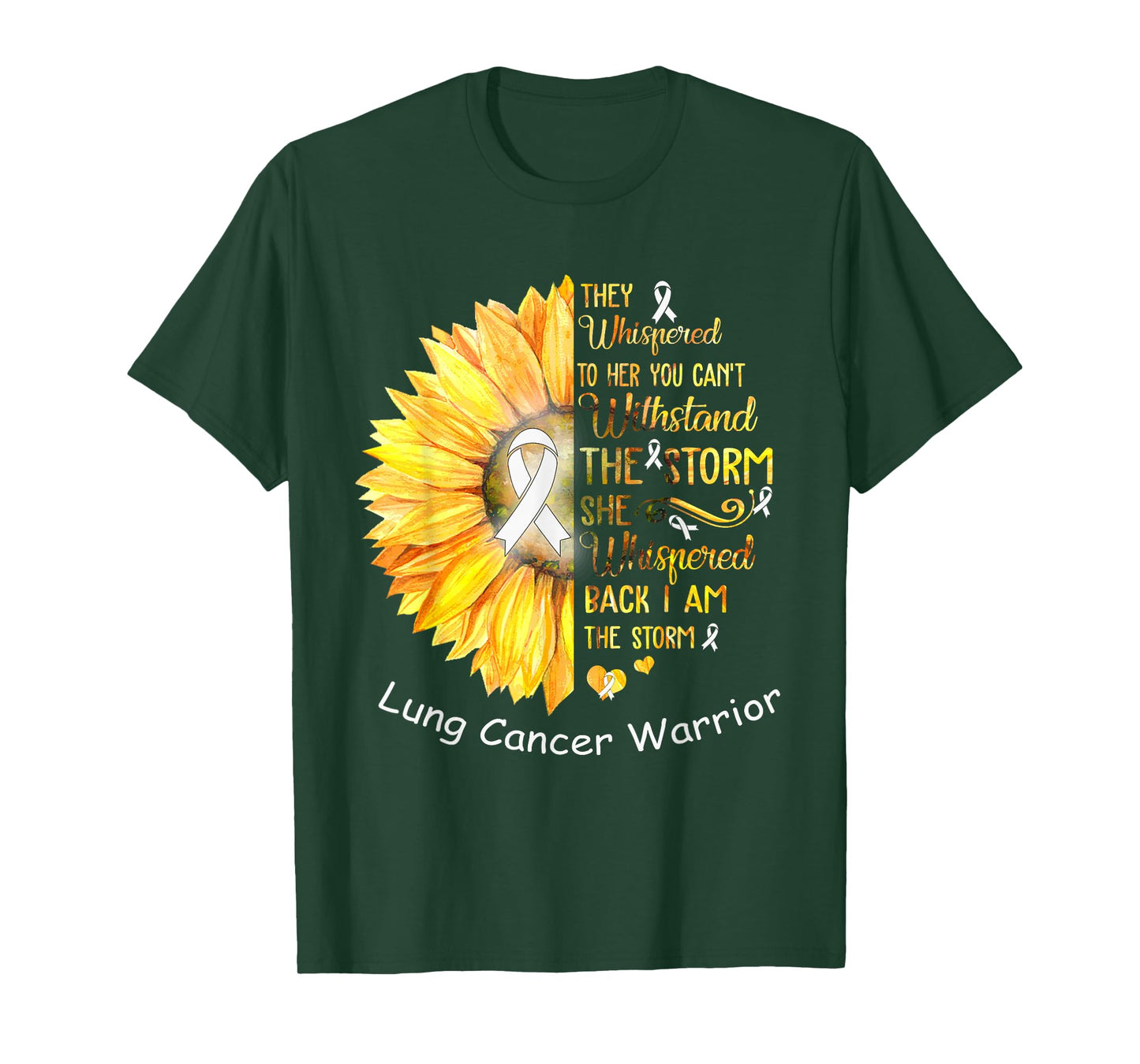 I am the Storm Lung Cancer Warrior T-Shirt