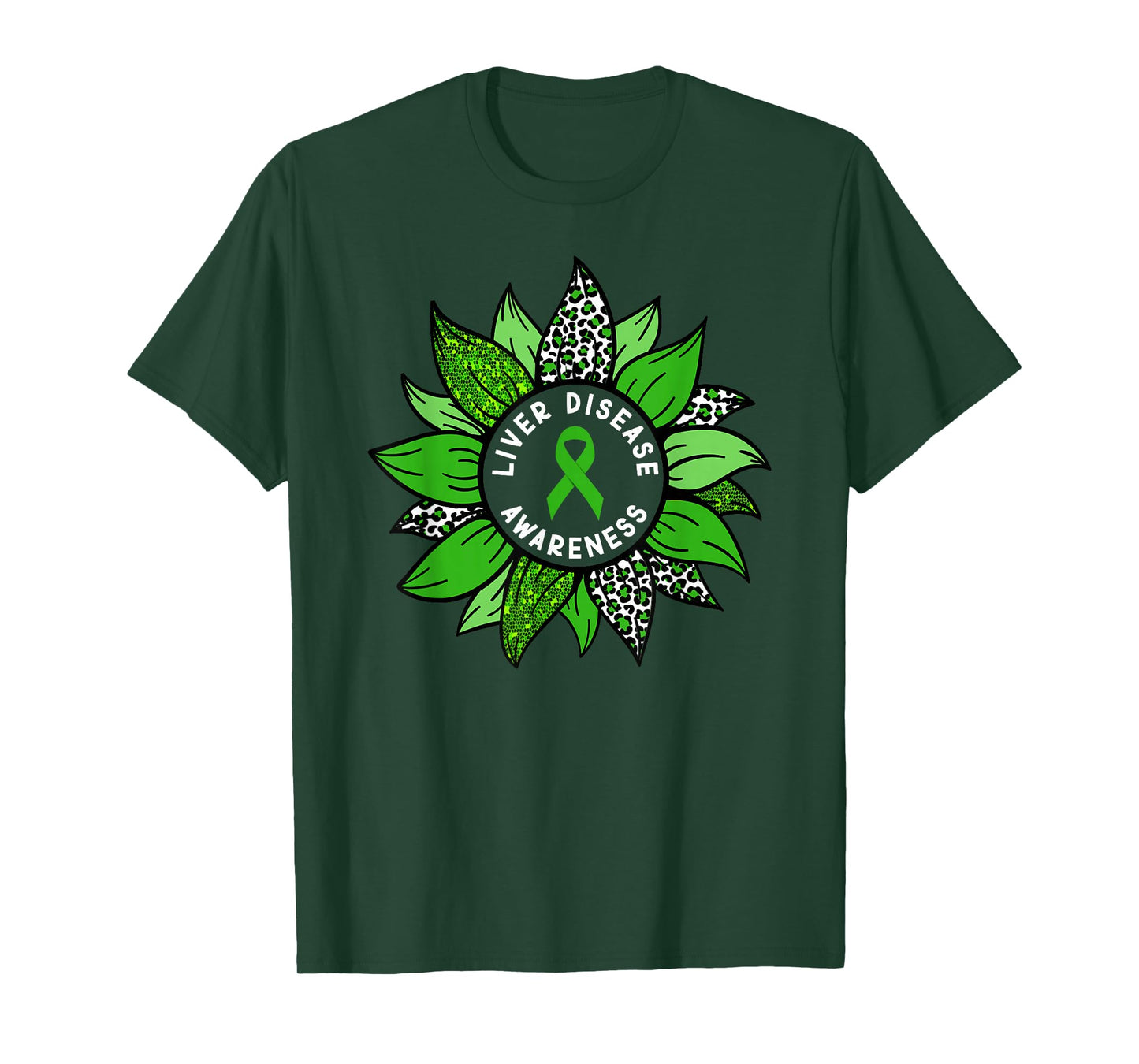 Liver Disease Awareness Month Flower Liver Disease Warrior T-Shirt