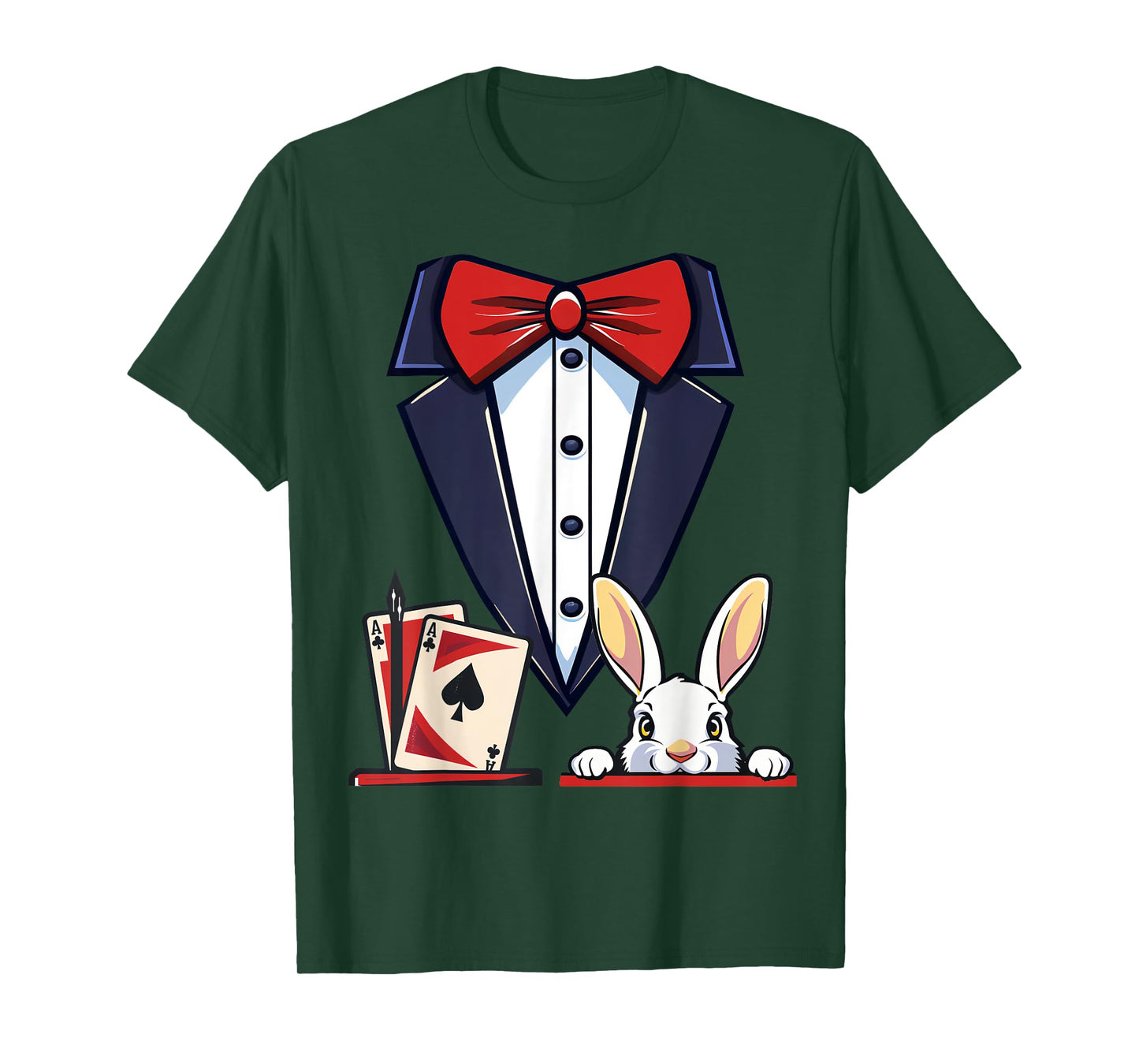 Magician Costume Halloween Magic Show Men Women Kids Boys T-Shirt