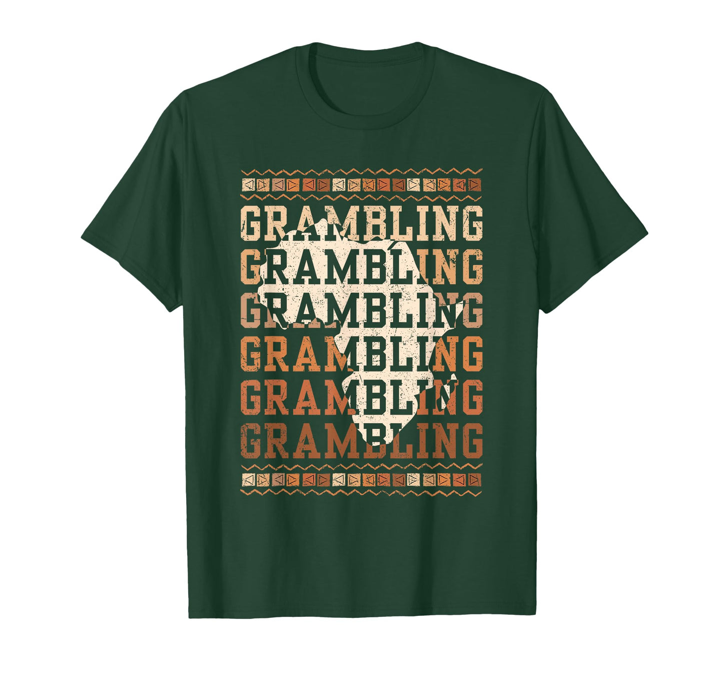 Grambling HBCU with Africa Alumni Historical Black College T-Shirt