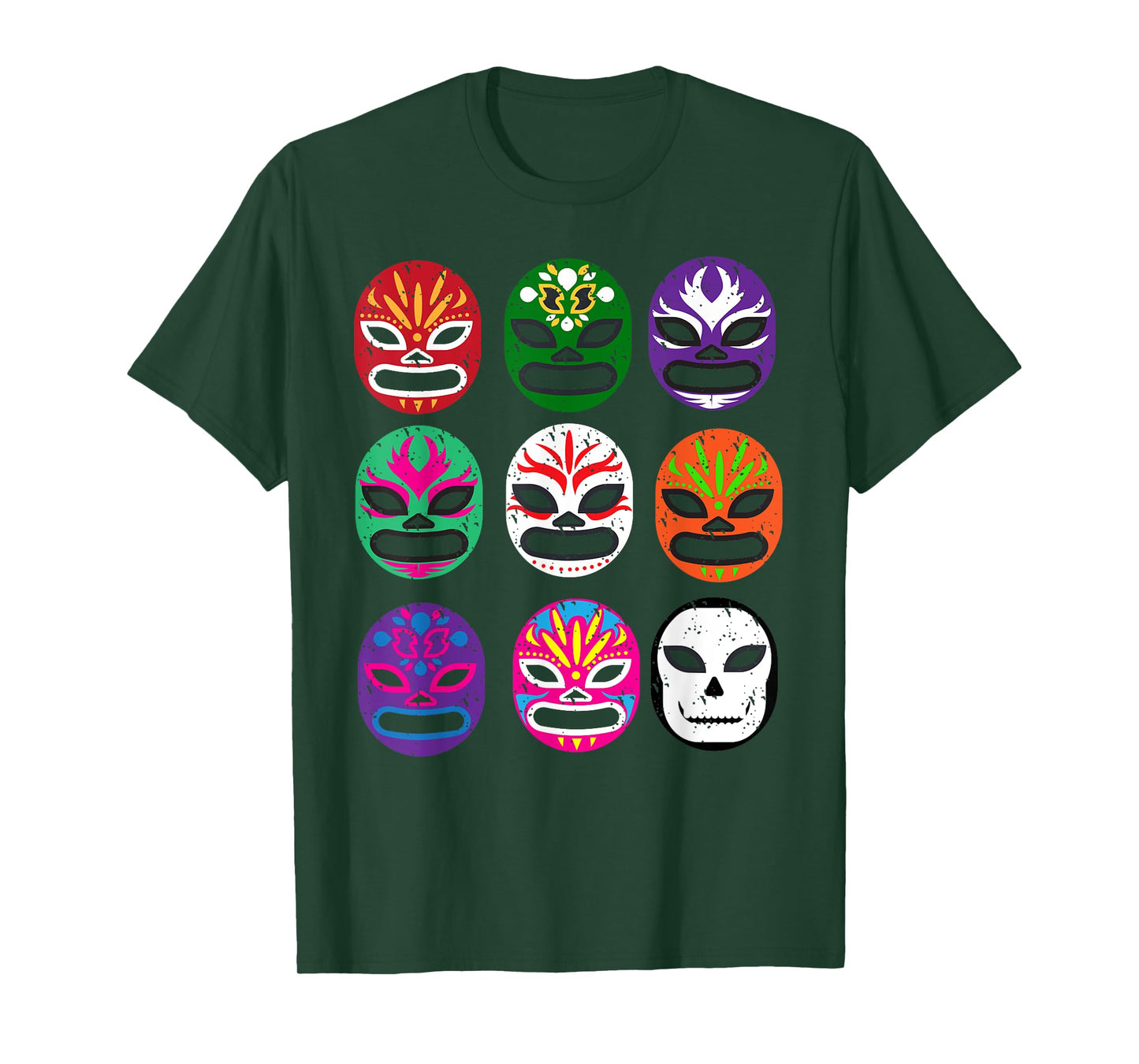 Lucha Libre Masks Mexican Wrestling Mask T-Shirt