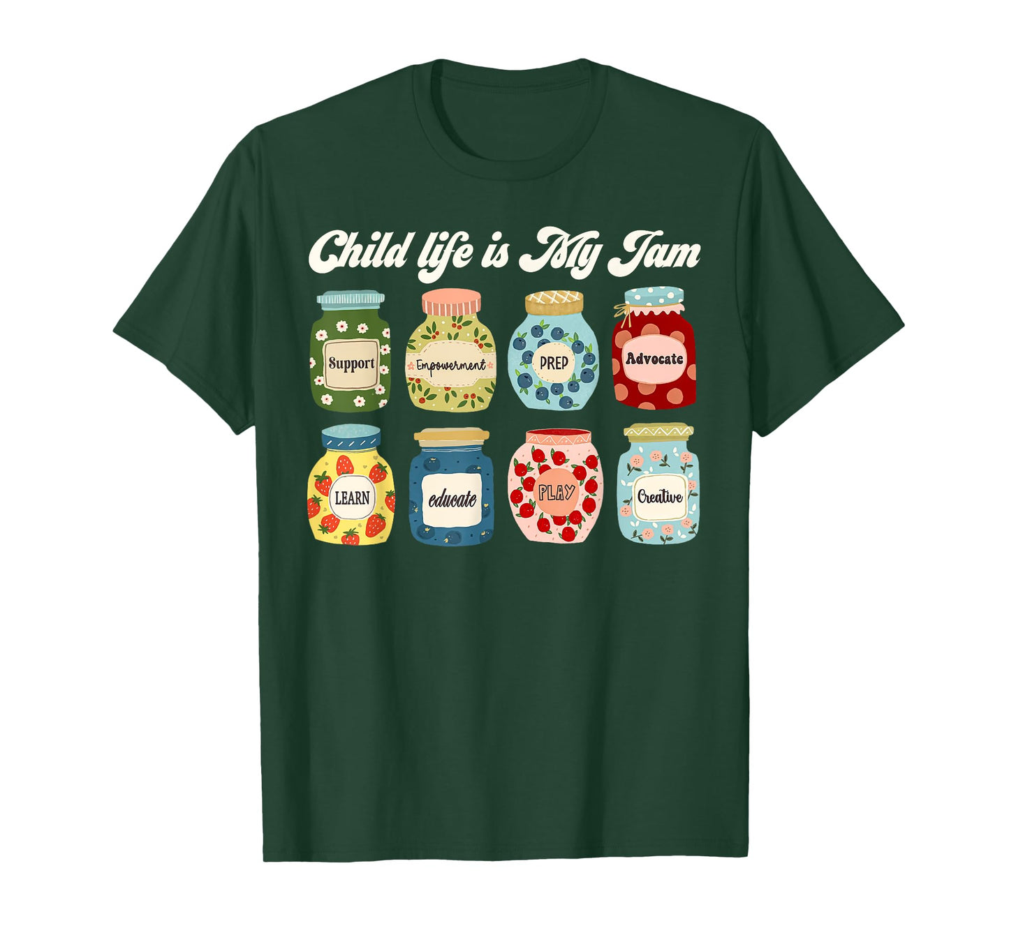 Groovy Child Life Is My Jam Therapy CCLS Healthcare Meme T-Shirt