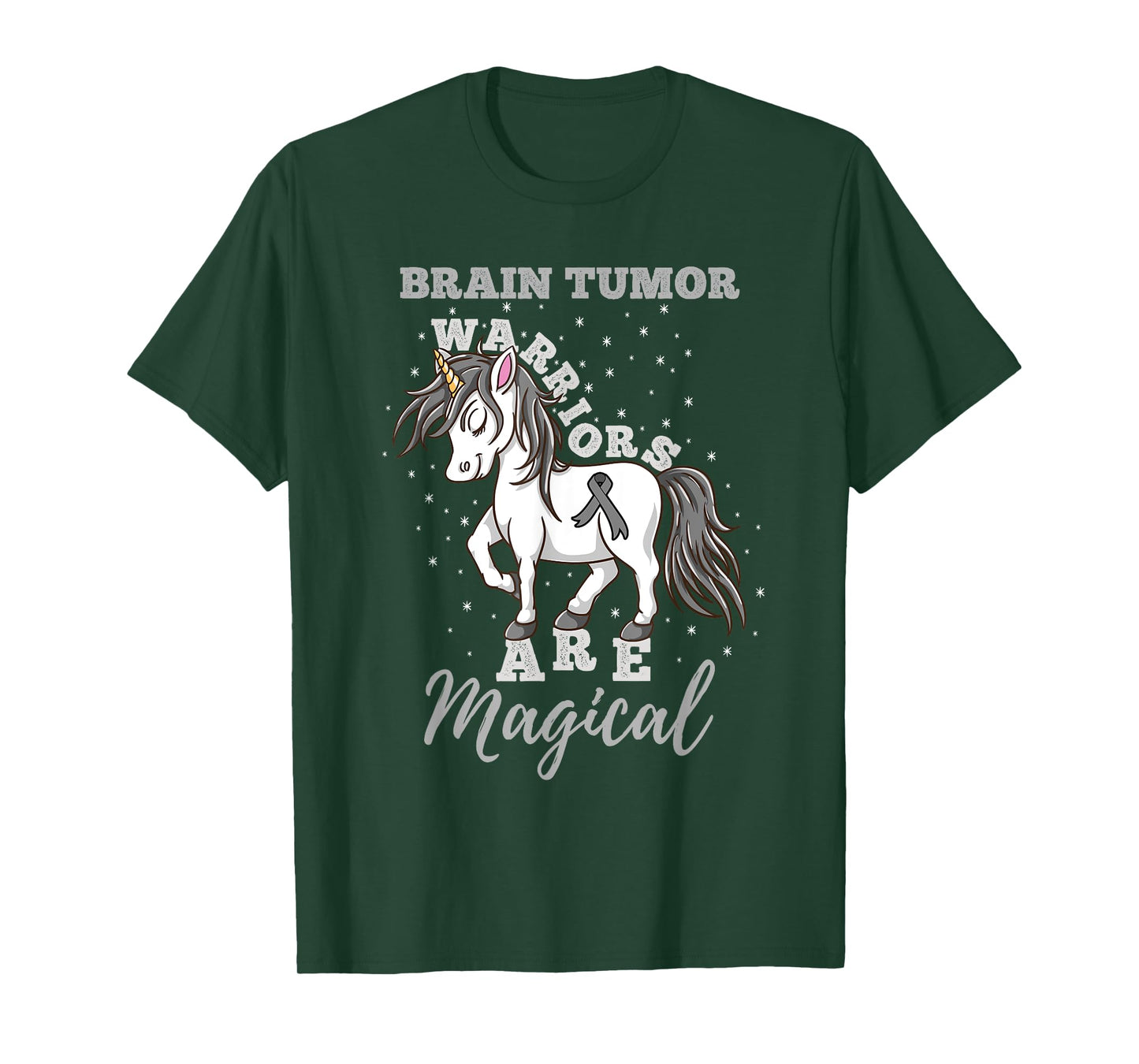 Brain Tumor Warriors Are Magical Brain Tumor Awareness T-Shirt