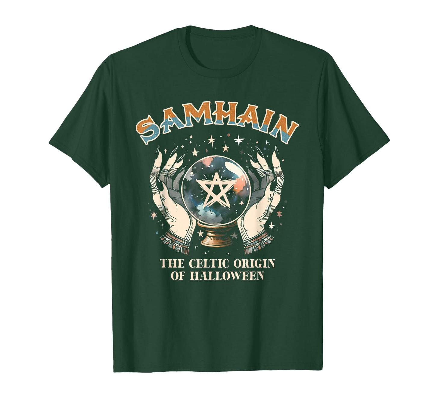 Samhain Wheel Of The Year Pagan Celtic Origin Of Halloween T-Shirt