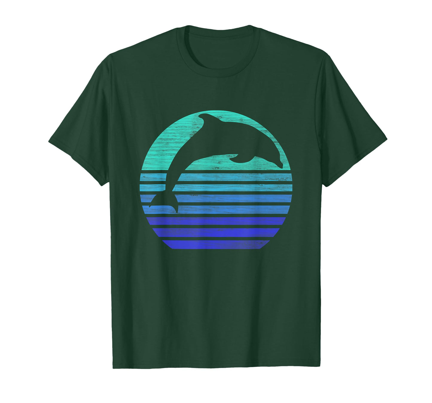 Retro dolphin silhouette T-Shirt
