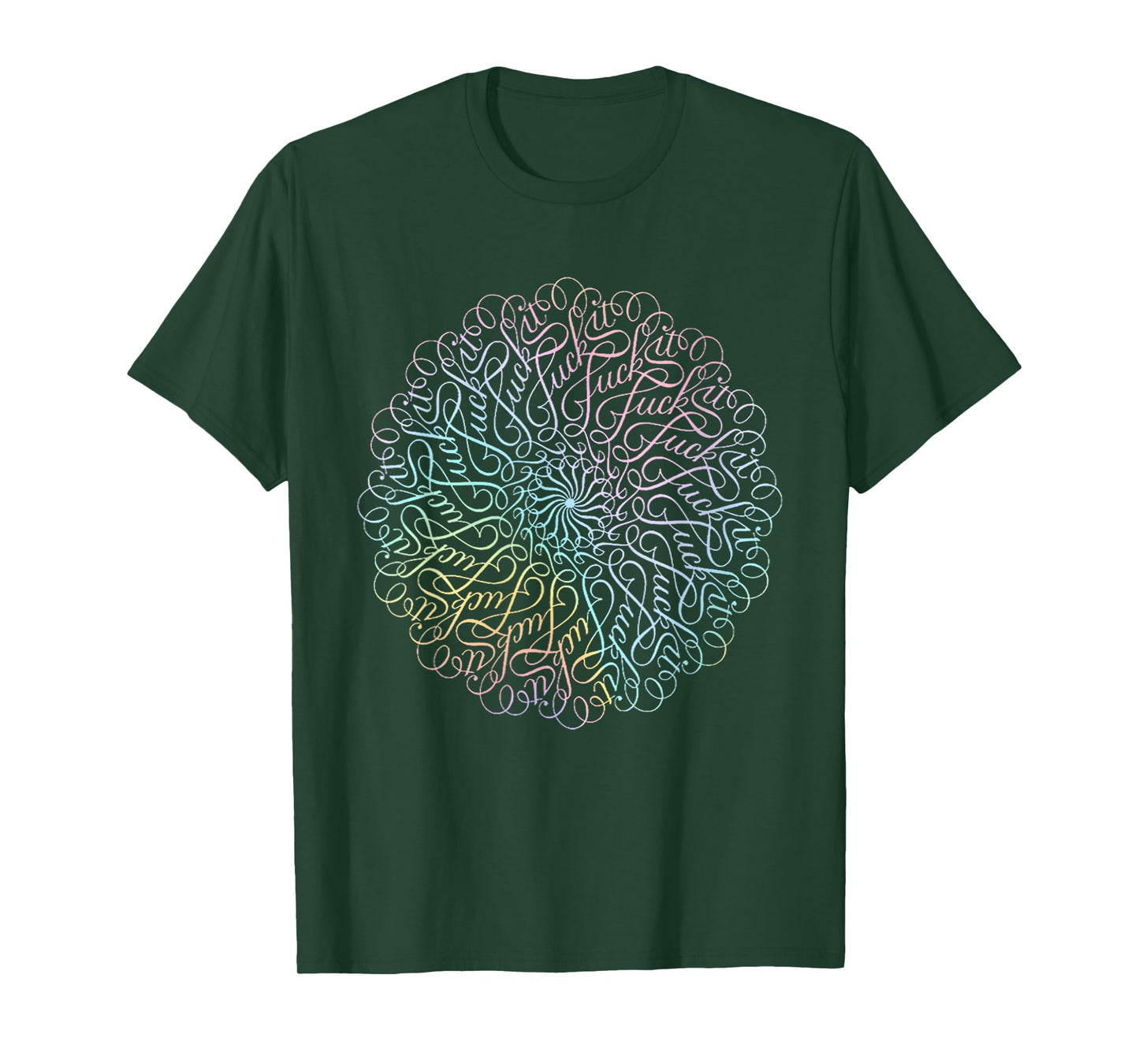 Curse Word Mandala Graphic Tees T-Shirt