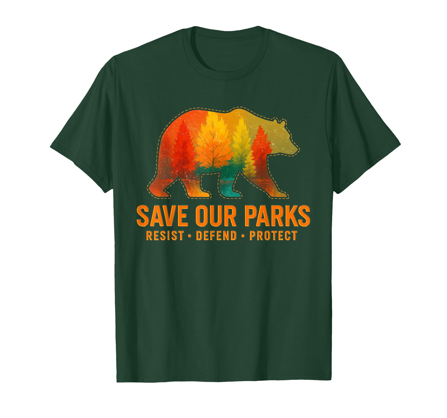 Vintage Save Our Parks Resist National Park Protect ALT US T-Shirt