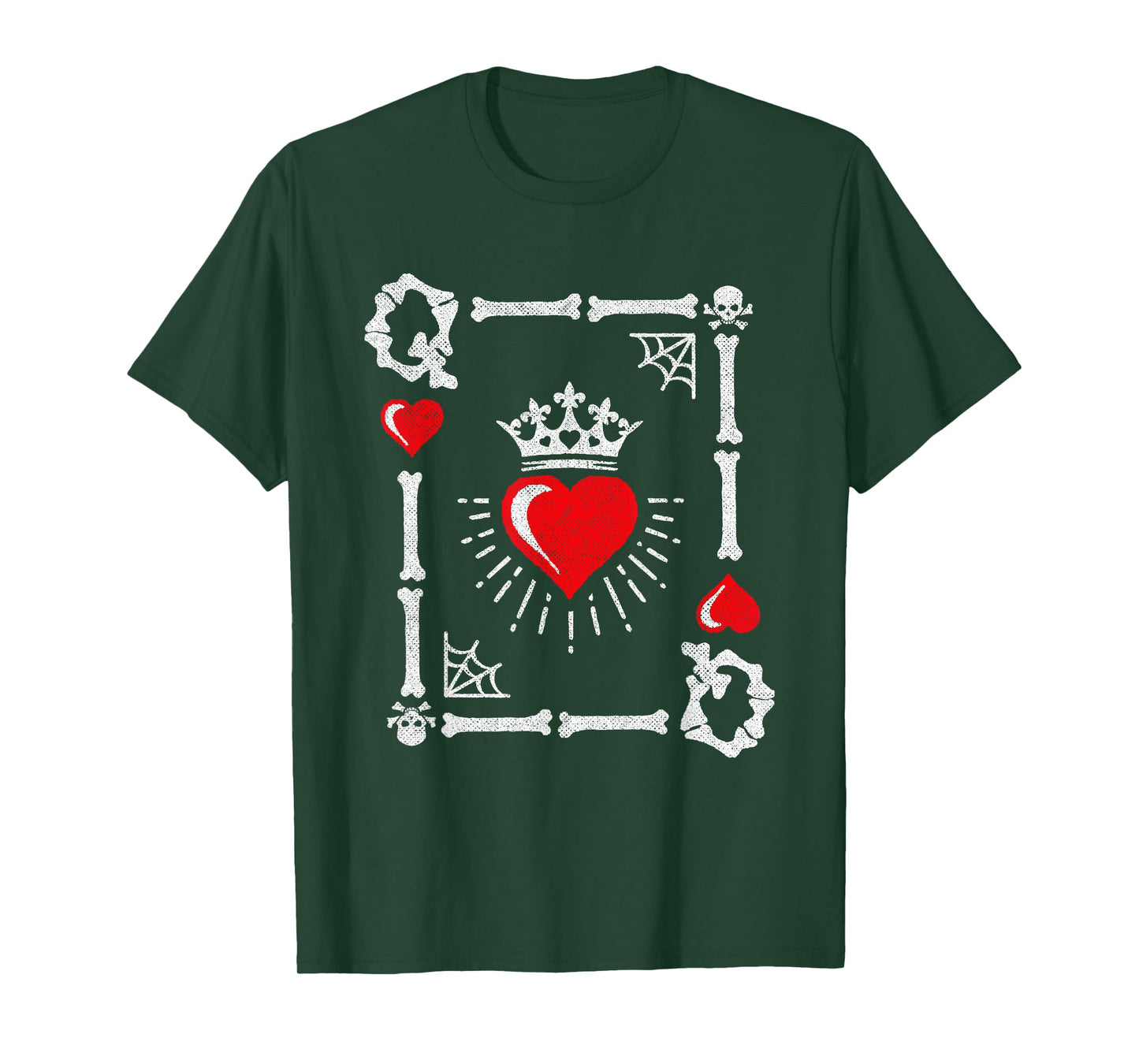Queen of Hearts Card Costume - Halloween Queen of Hearts T-Shirt
