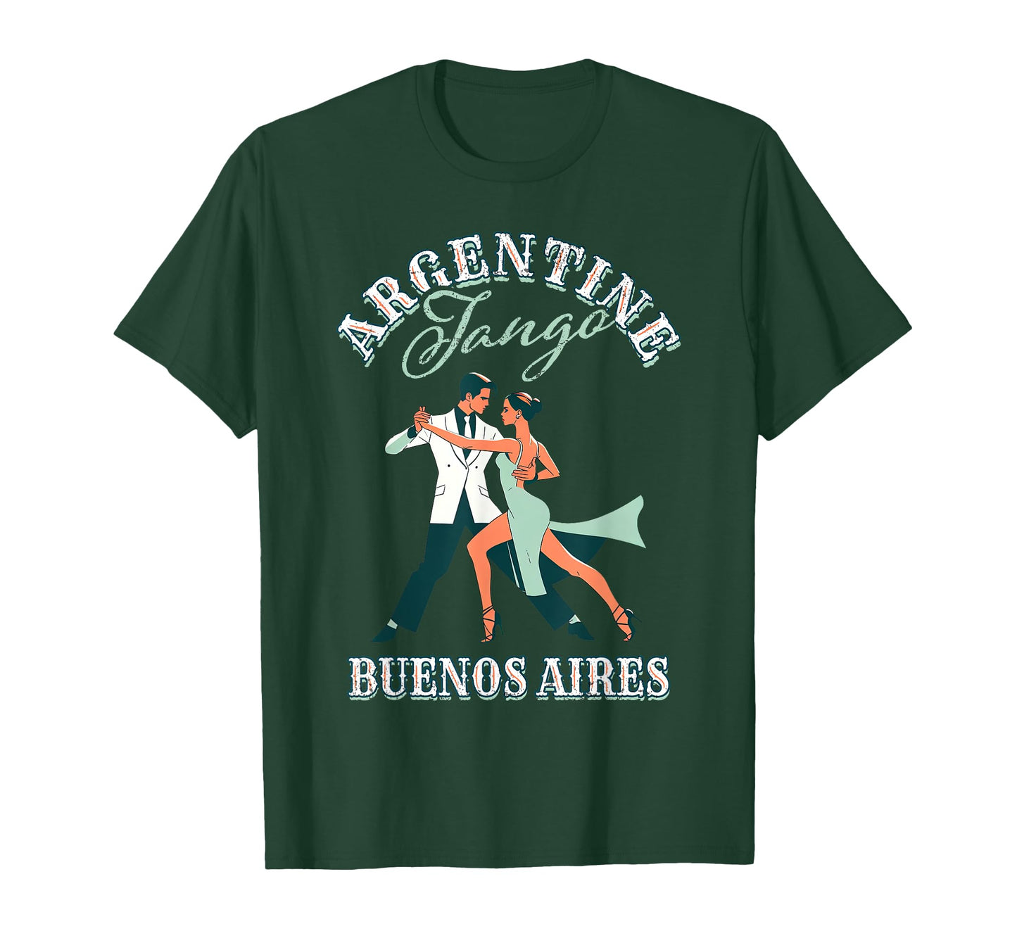 Dancing Dancer Performing Argentine Tango Buenos Aires T-Shirt