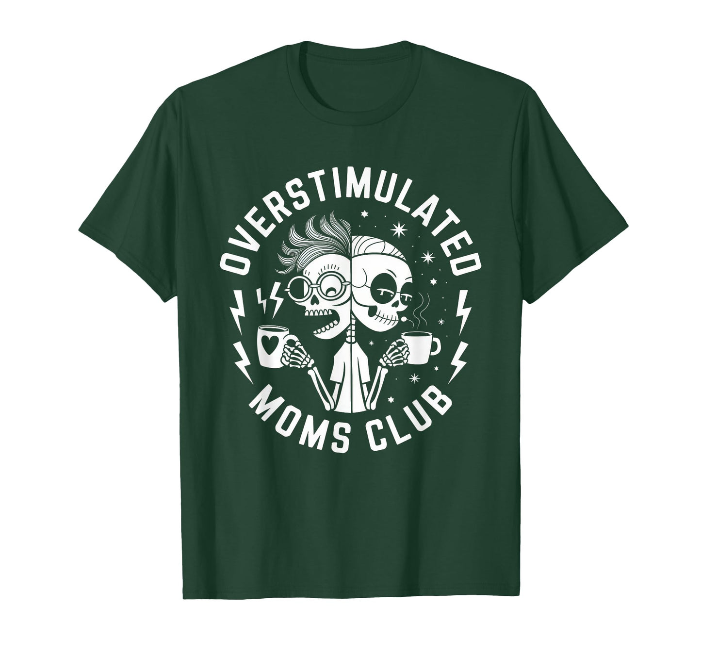 Overstimulated Moms Club Tshirt Mom Depression Mental Health T-Shirt