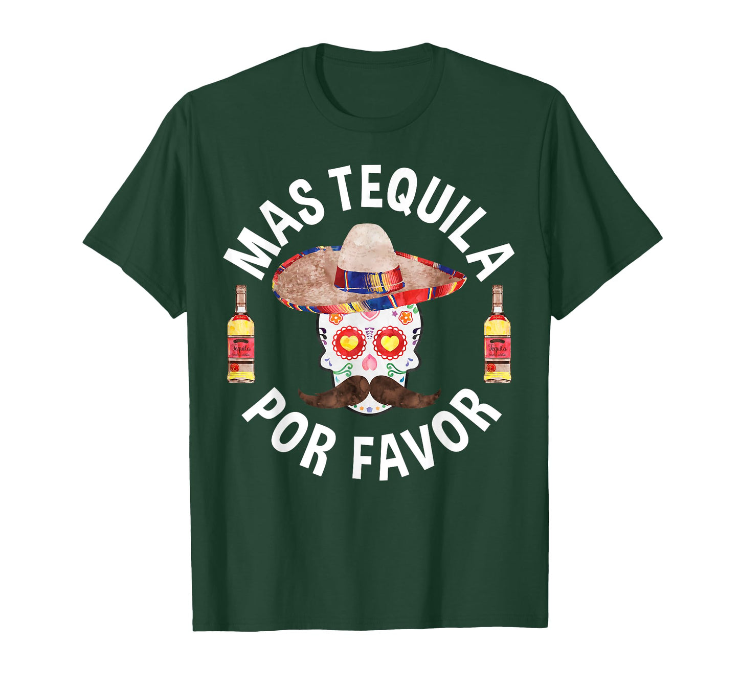 Mas Tequila Por Favor Shirt Men Women Cinco De Mayo T-Shirt