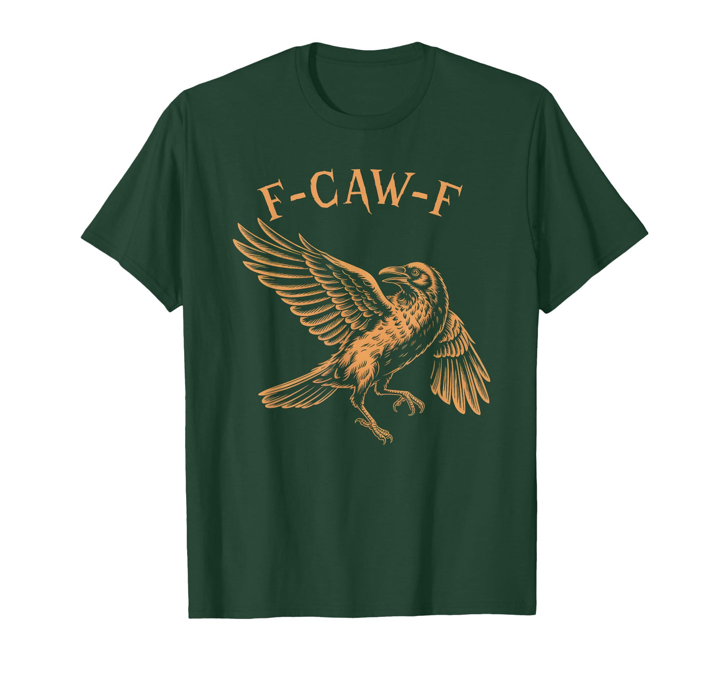 F-Caw-F Black Crow Gothic Raven T-Shirt