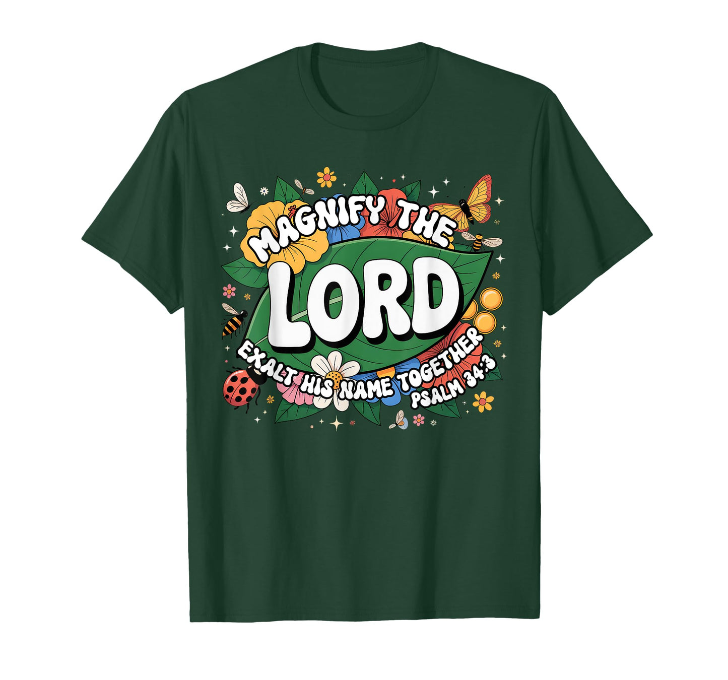 VBS 2025 Summer Camp Magnify The Lord Christian T-Shirt