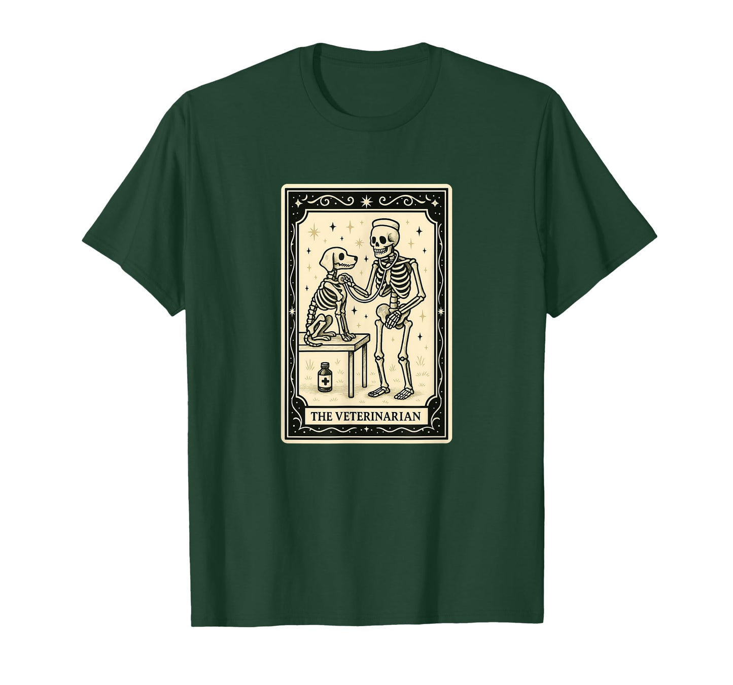Veterinarian Tarot Card - Halloween Spooky Gothic Witchy Vet T-Shirt
