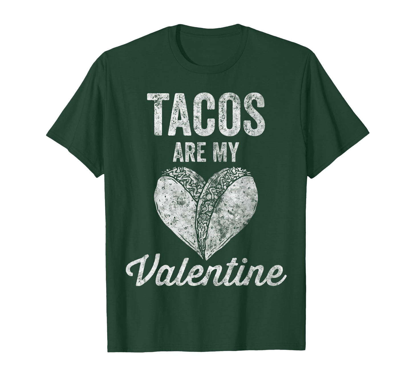 Tacos Are My Valentine Shirt Taco Lover Heart Valentines Day T-Shirt