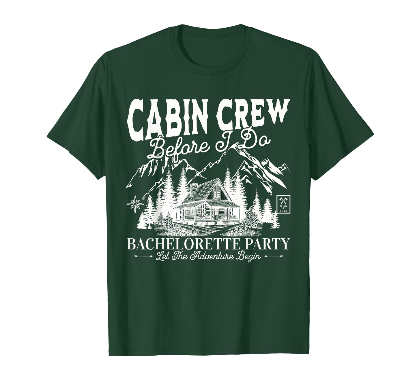 Cabin Crew Before I Do Camp Bach Bachelorette Party Matching T-Shirt