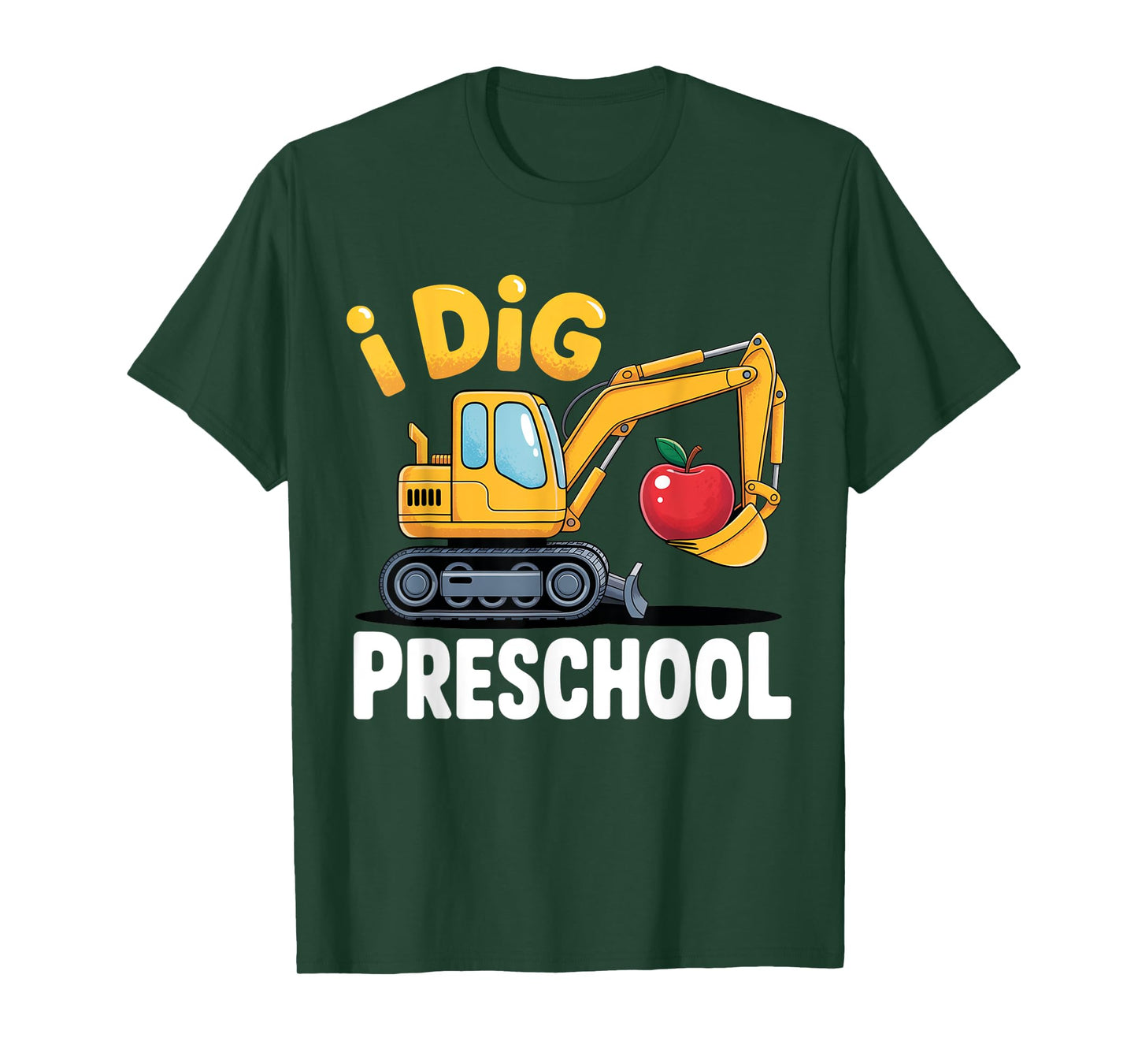 I Dig Preschool Dump Truck Pre-K 1st Day Of Preschool Boys T-Shirt