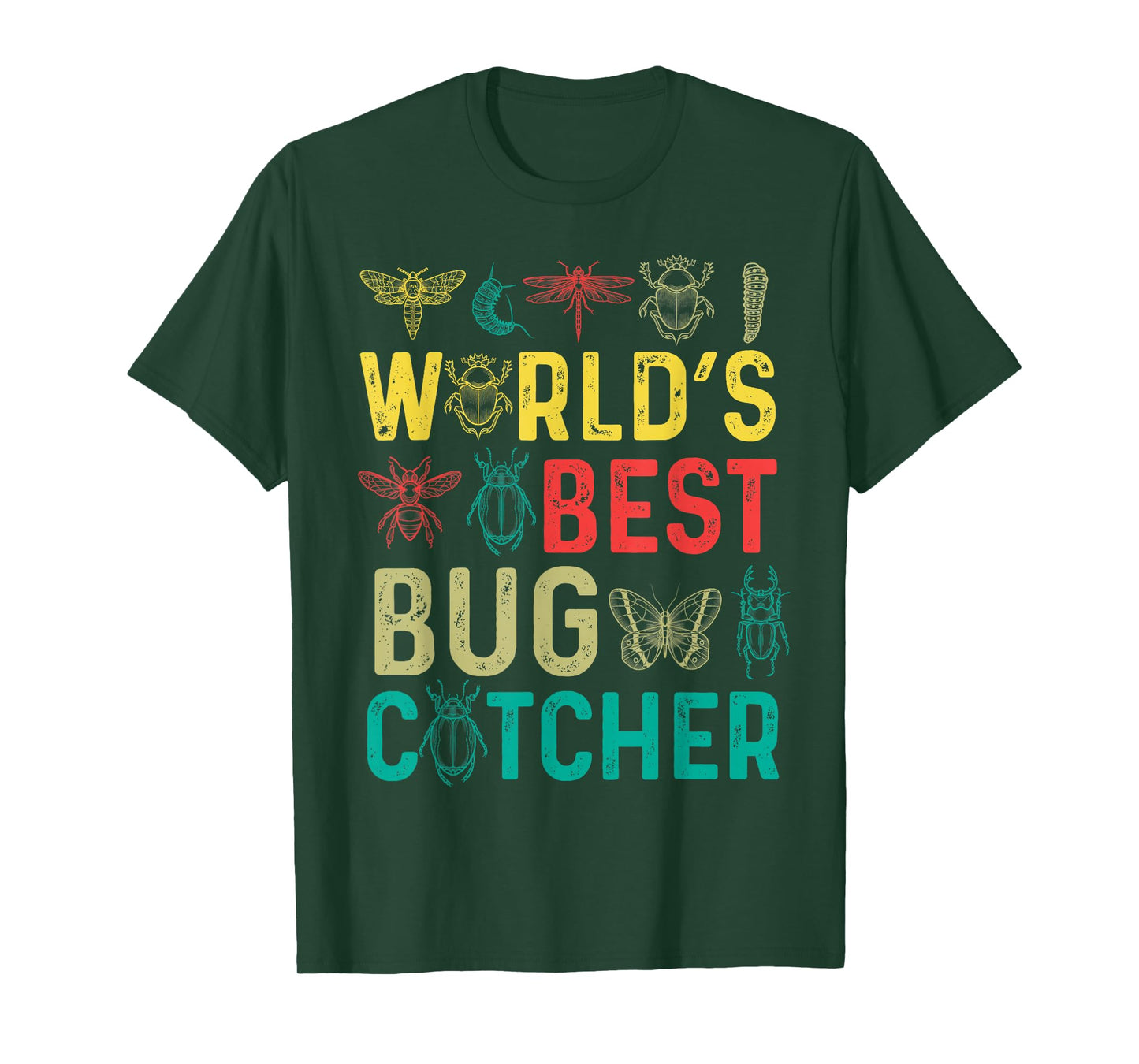 World Best Bug Catcher Insect Hunter Butterfly Collector T-Shirt