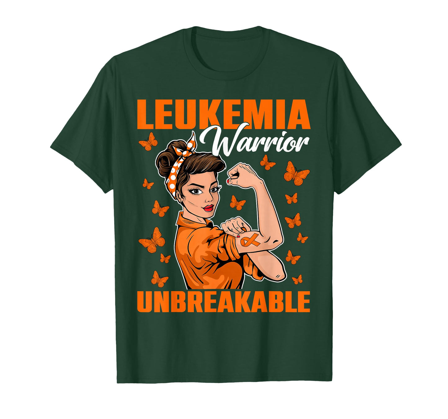 Leukemia Awareness Month Warrior Unbreakable Women Girls T-Shirt