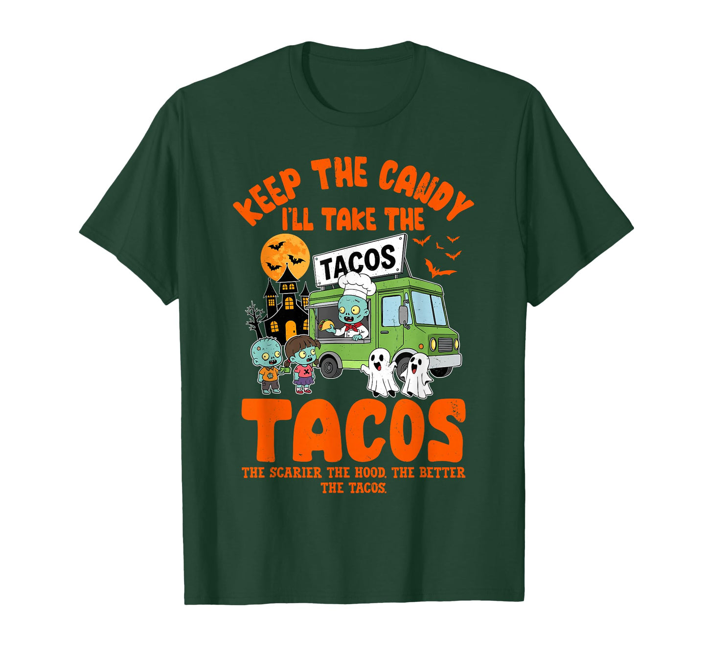 Funny Keep The Candy I'll Take The Tacos Halloween T-Shirt