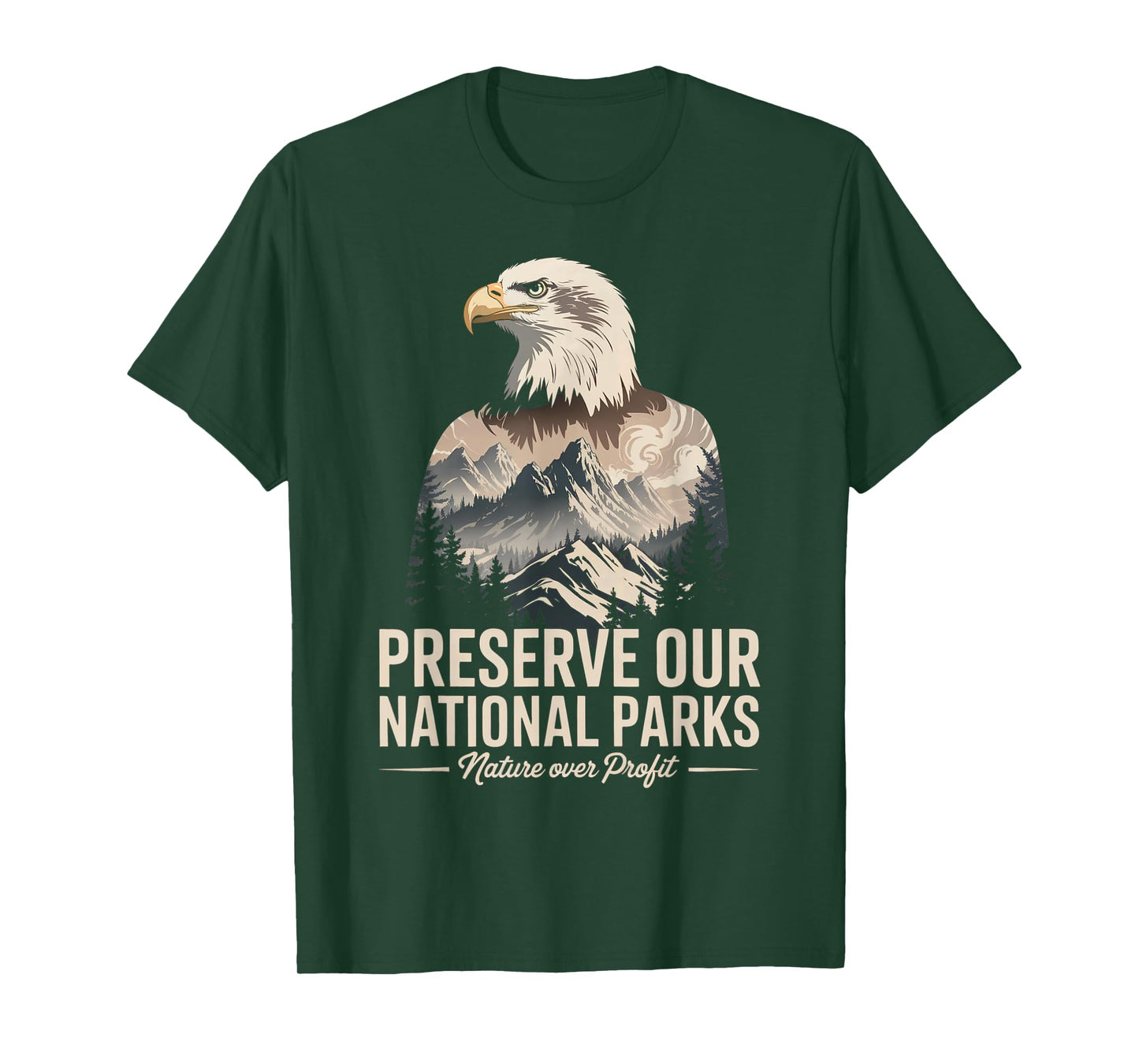 Protect Our National Parks Support Eagle Save National Parks T-Shirt