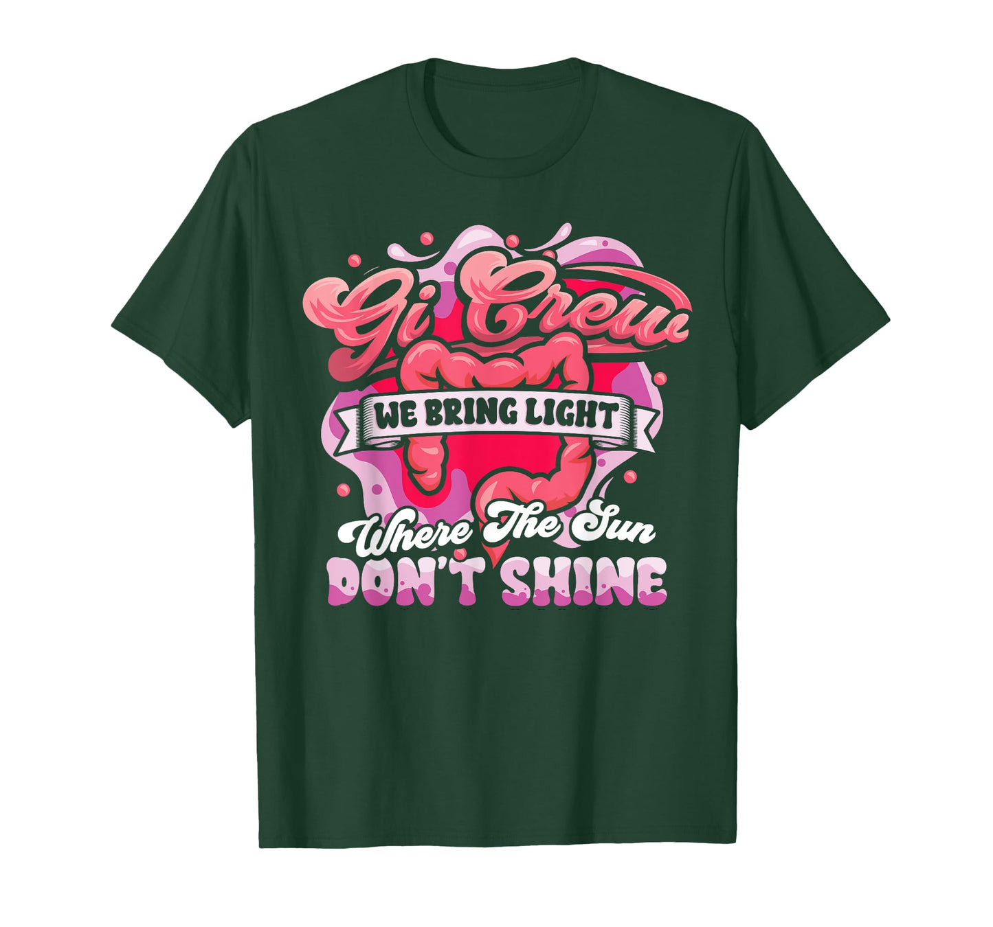 Endo Nurse Gastroenterologist Gi Crew Funny Endoscopy Tech T-Shirt