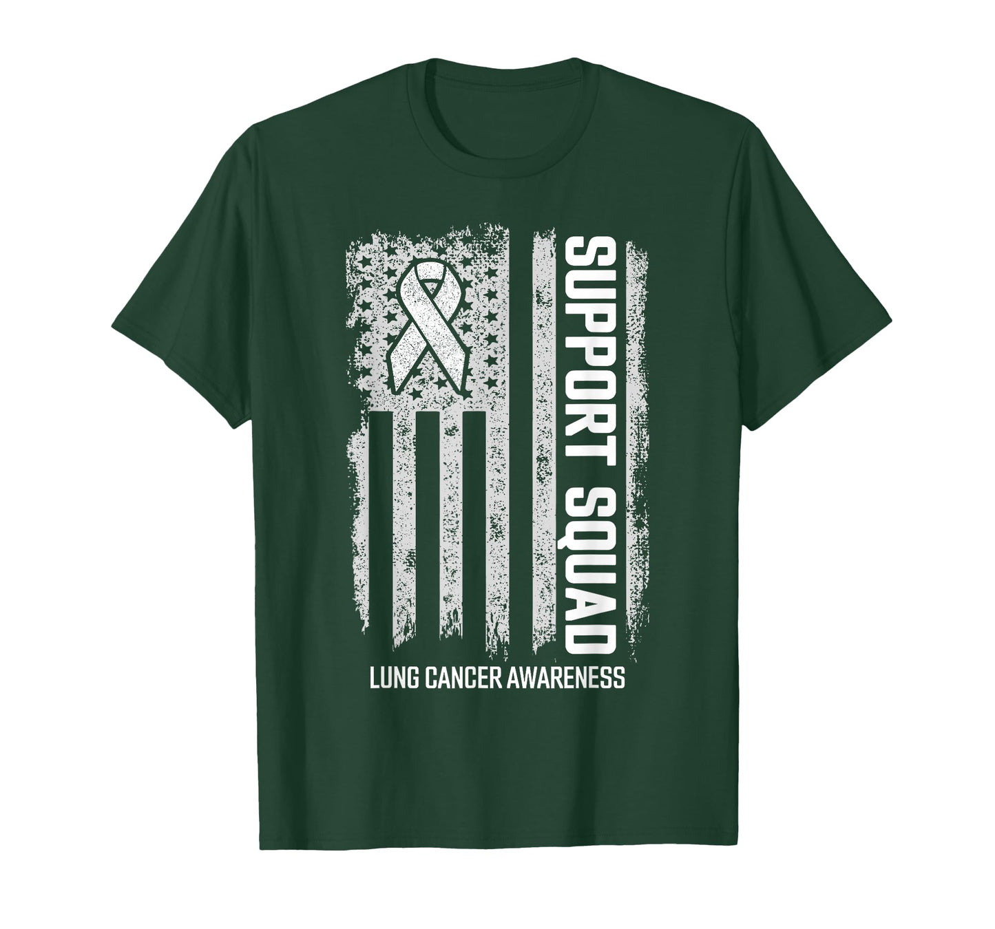 Lung Cancer Shirts Support Squad Lung Cancer Awareness T-Shirt