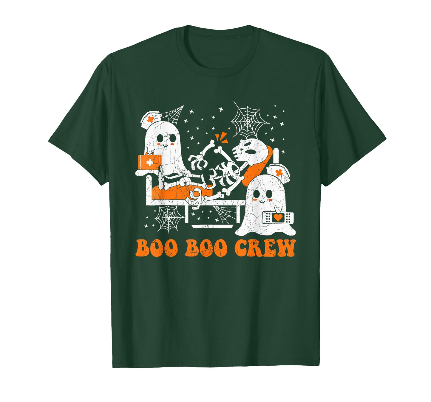 Boo Boo Crew Ghost Nurses Halloween T-Shirt