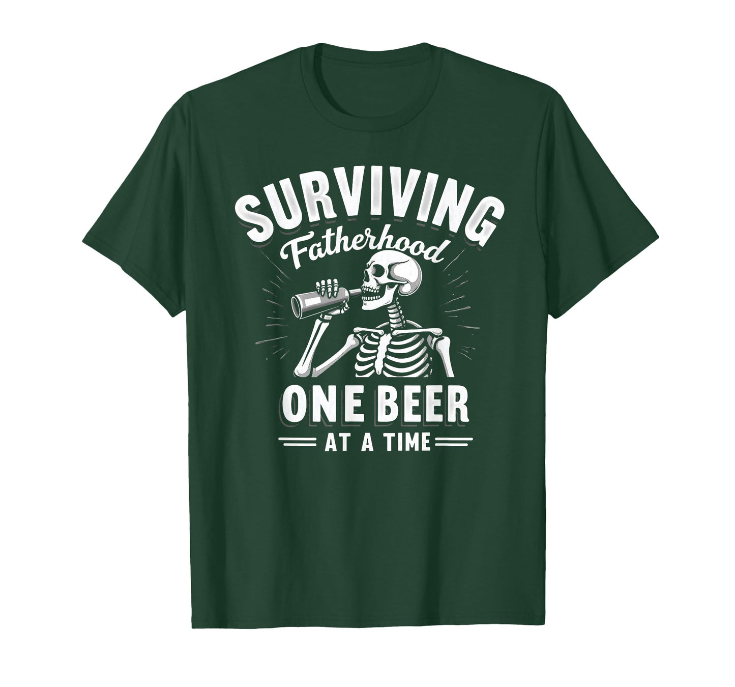 Dad Joke Surviving Fatherhood One Beer at A Time T-Shirt