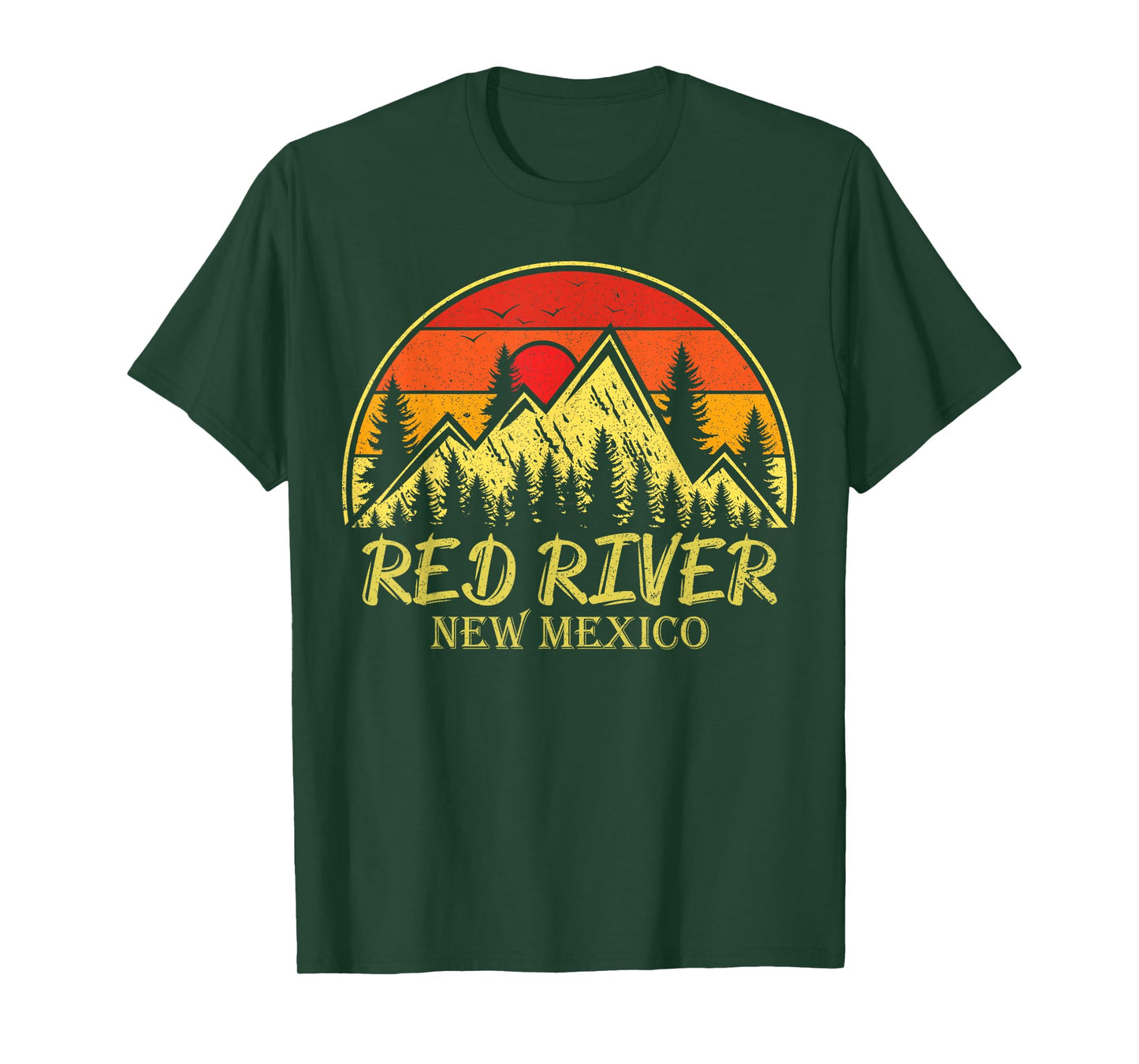 Vintage Red River New Mexico NM Mountains Hiking Souvenir T-Shirt