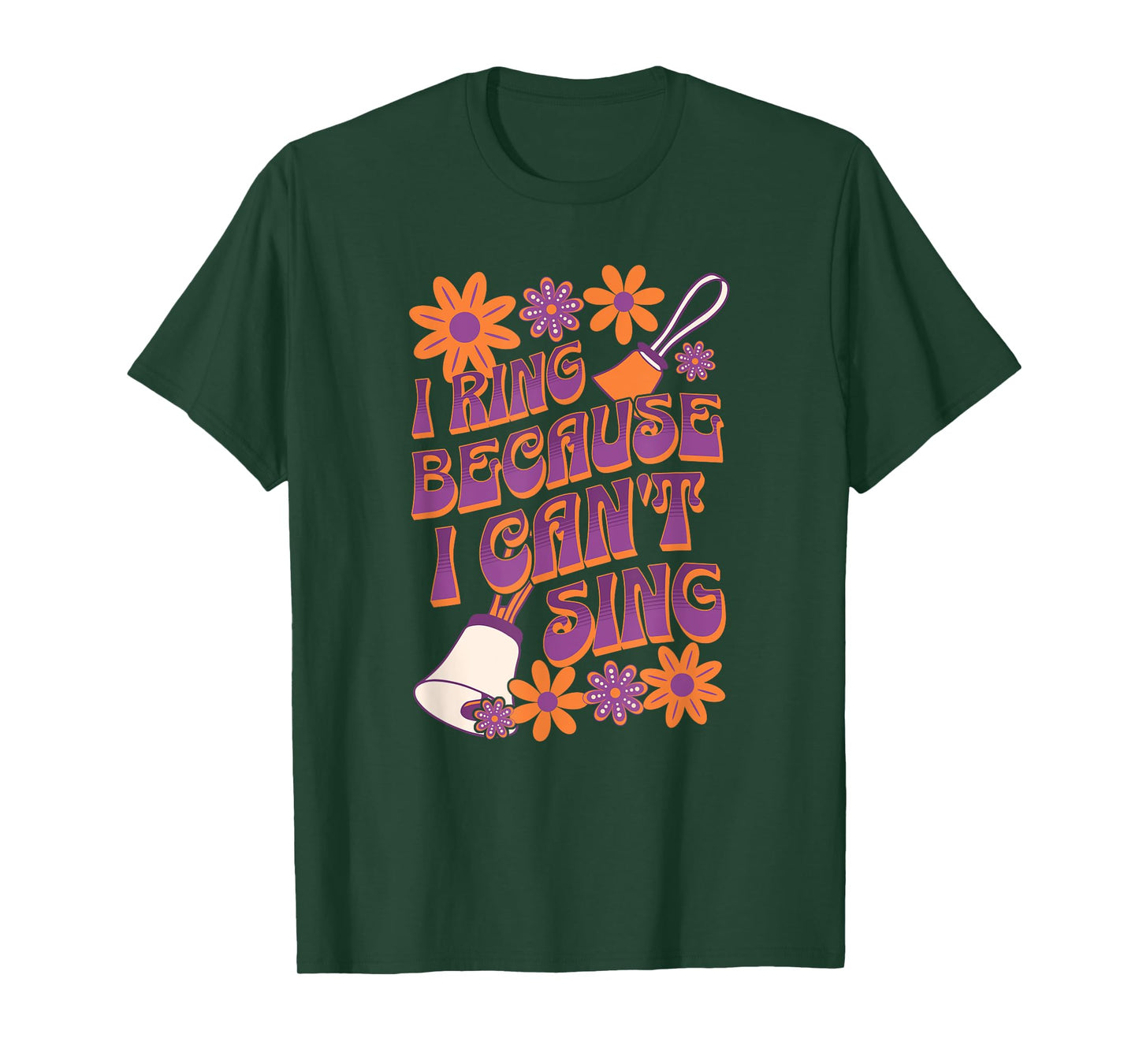 Funny Handbell Player Design for Bell Ringers, and Musicians T-Shirt