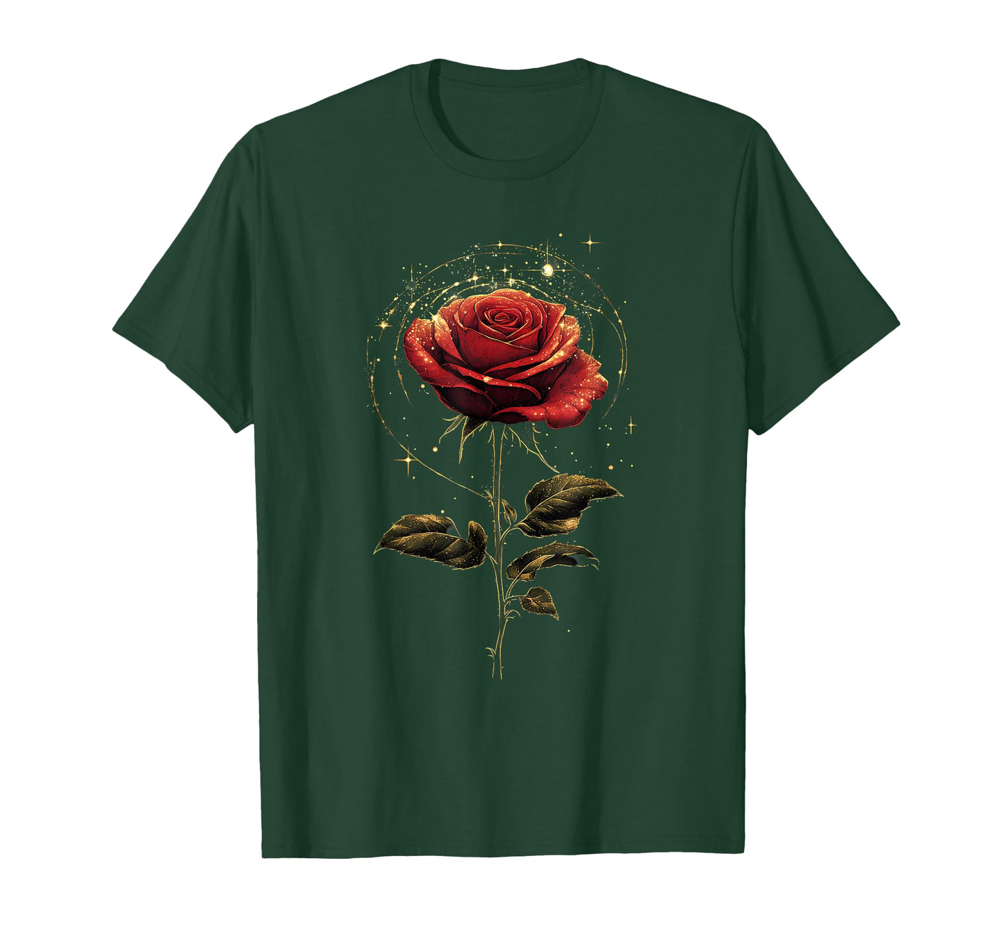 Red Rose Flower Botanist Garden Flower Red Rose T-Shirt