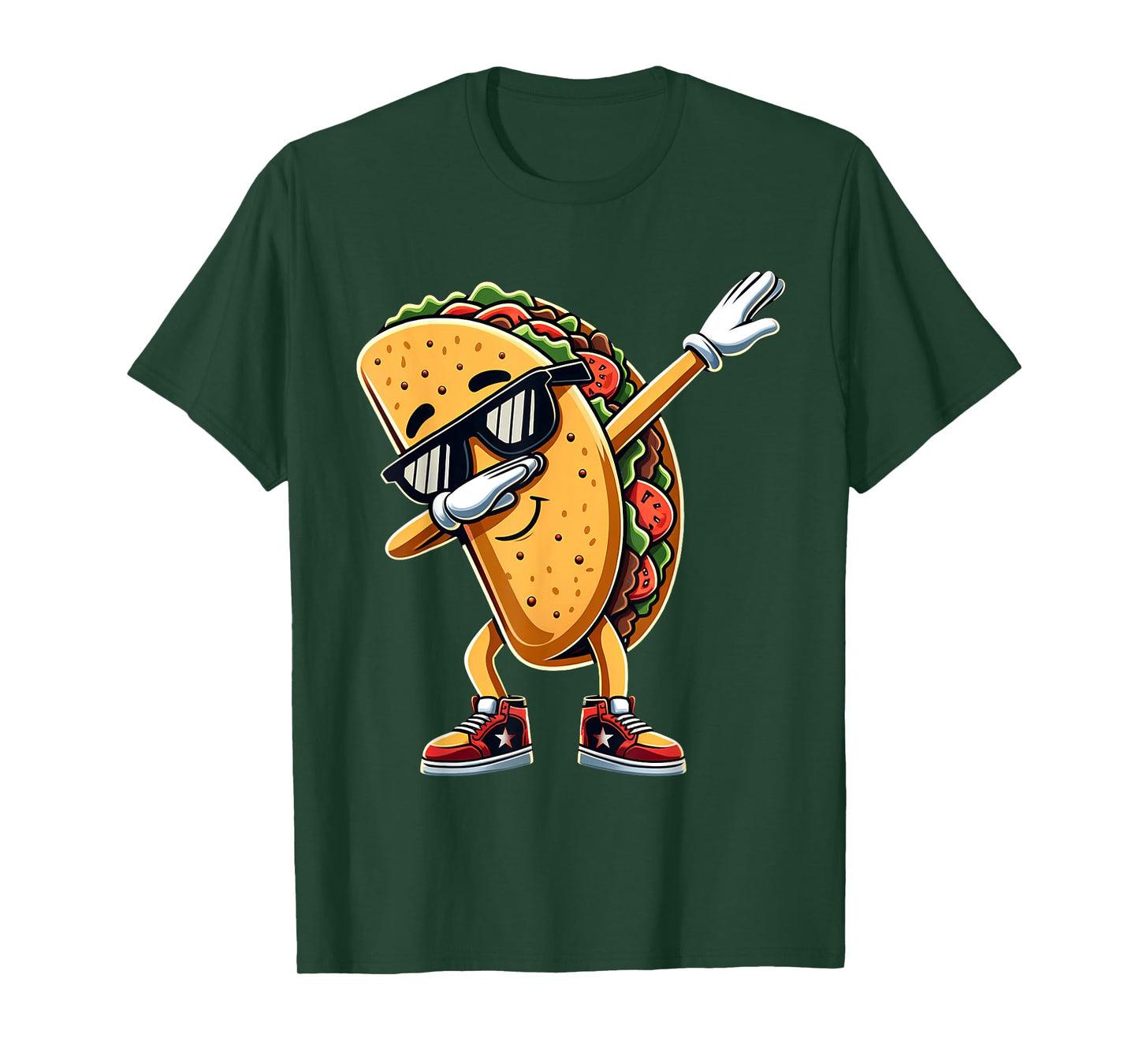 Cinco de Mayo Dabbing Taco Funny Mexican Food Boys Girl Kids T-Shirt
