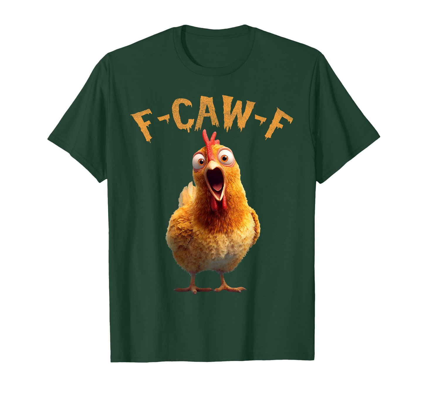 Funny F-Caw-F Chicken FCAWF Rooster Halloween Bird Crow T-Shirt