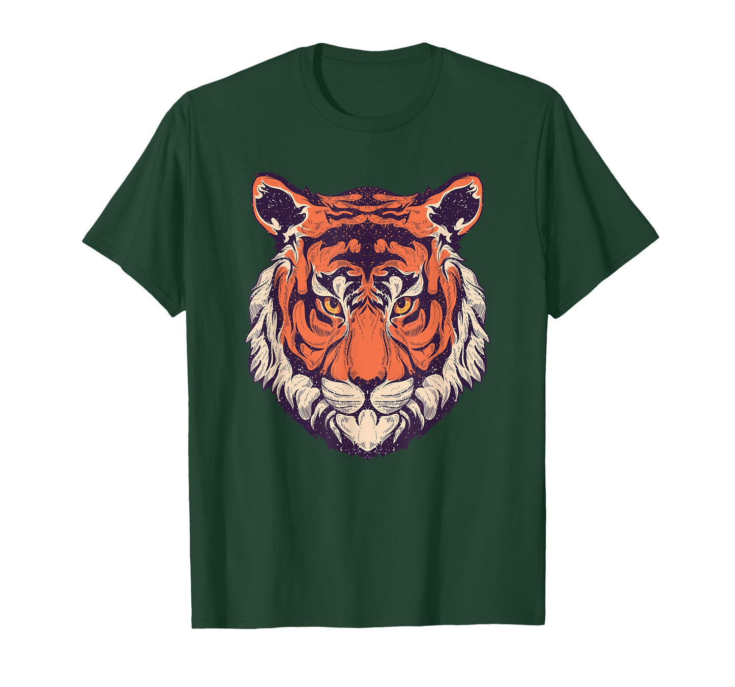 Cool Wild Tiger Tee shirts, Tiger Fashion Graphic Design T-Shirt