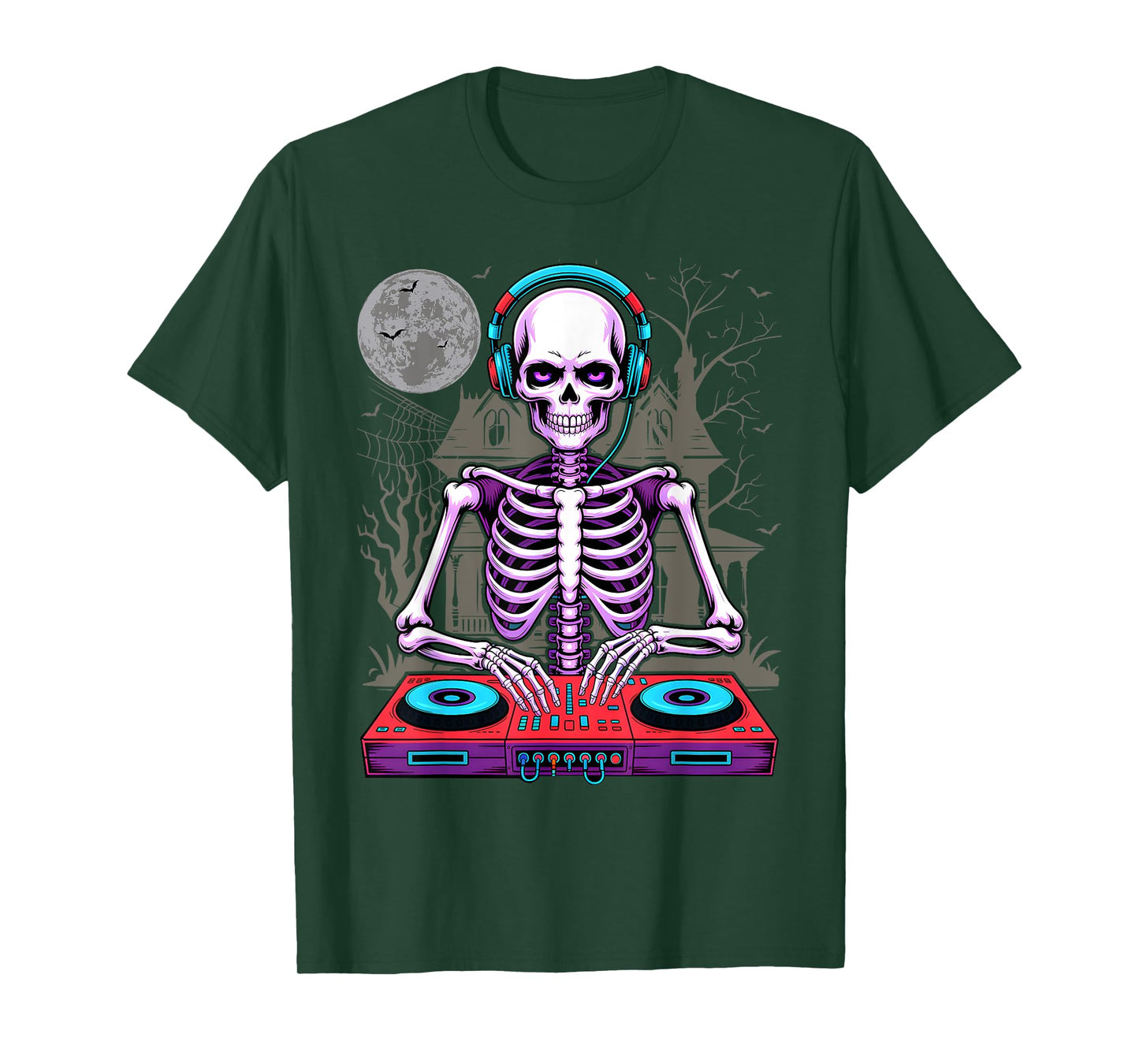 Skeleton Gamer Halloween Costume Skull Gaming Video-Game T-Shirt