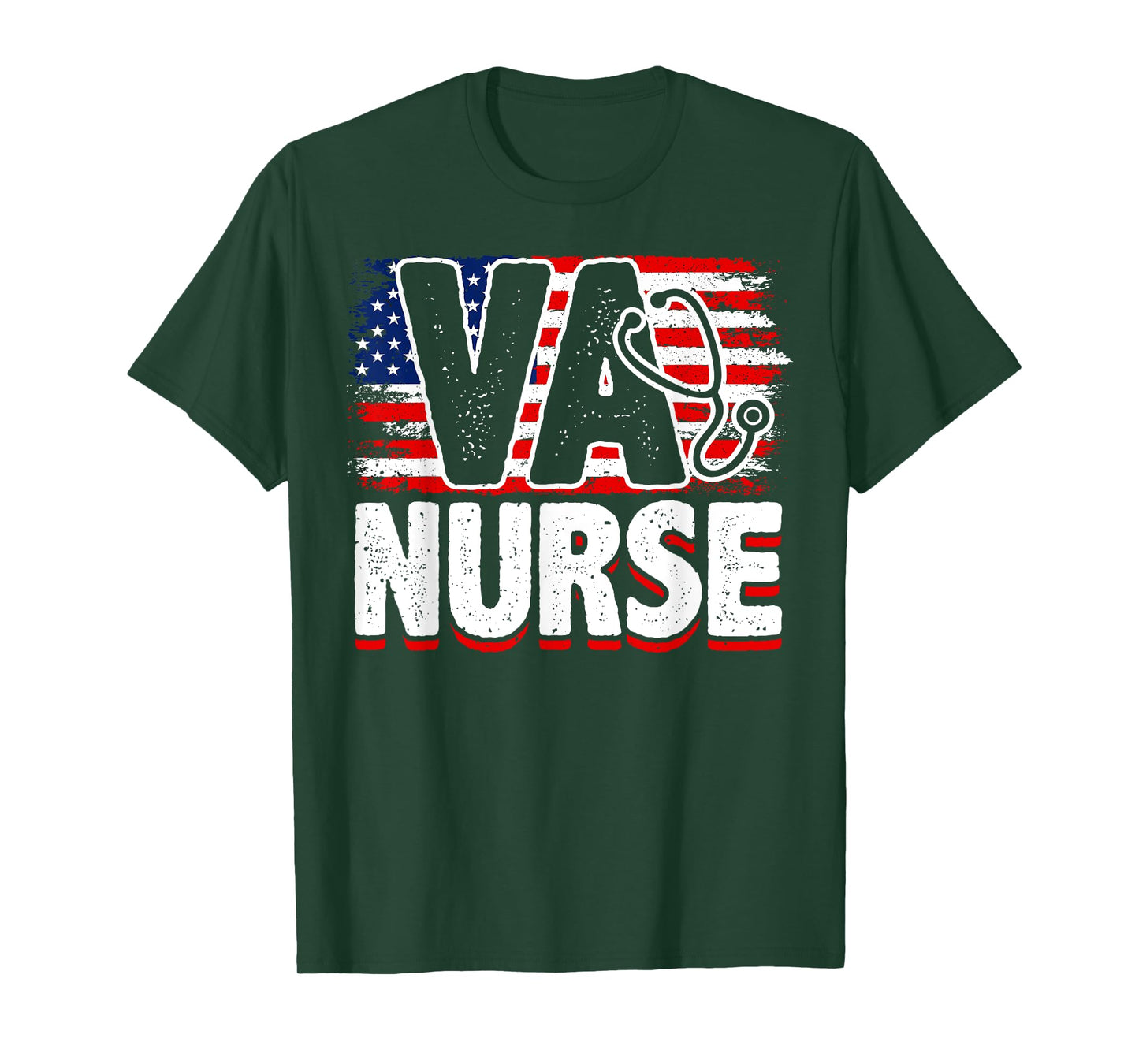 VA Nurse, Veteran & Patriot Nursing, US Military Nurse T-Shirt
