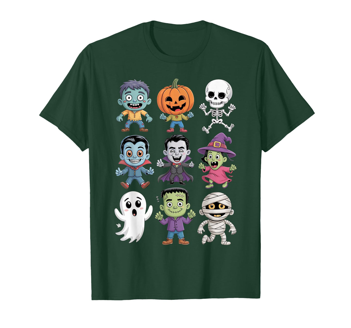 Halloween Monsters Squad for Kids Trick Or Treat Party Night T-Shirt