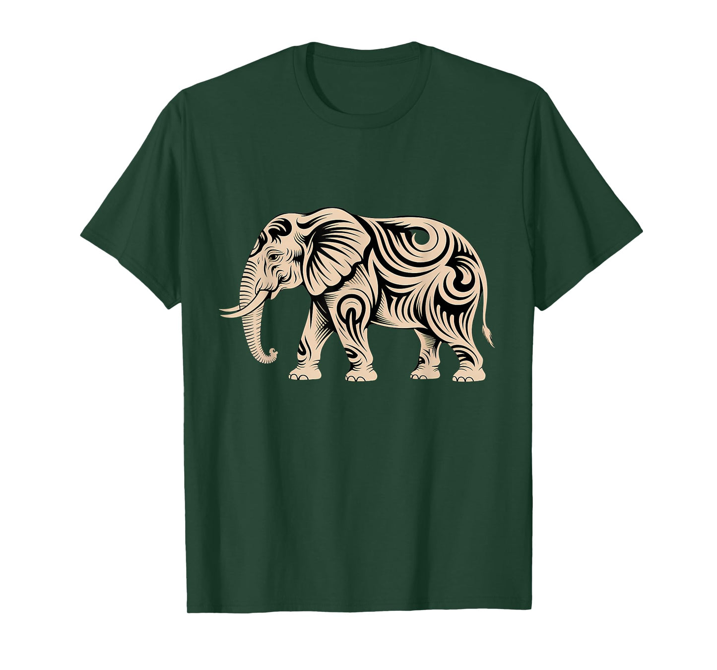 Elephant Tribal Art Safari Elephant Animal Lover T-Shirt