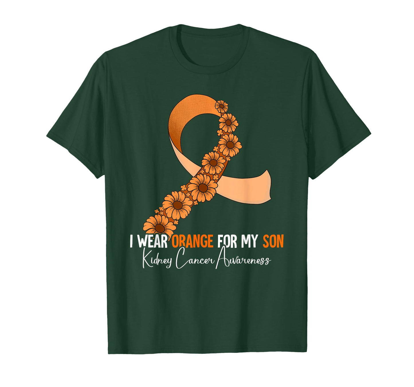 I Wear Orange For My Son Kidney Cancer Awareness T-Shirt