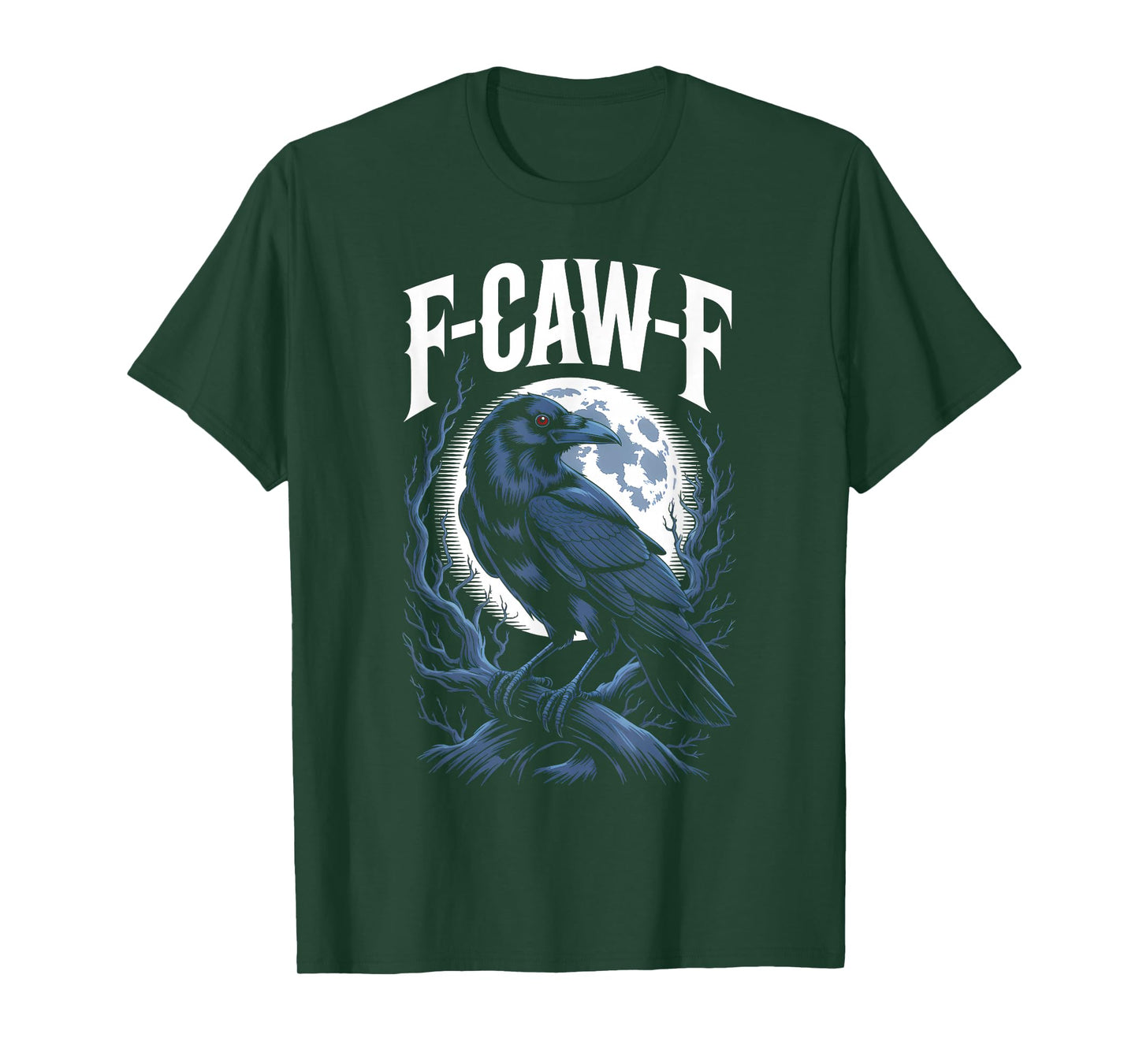 Funny F-Caw-F Black Crow Sound Meme Humor T-Shirt
