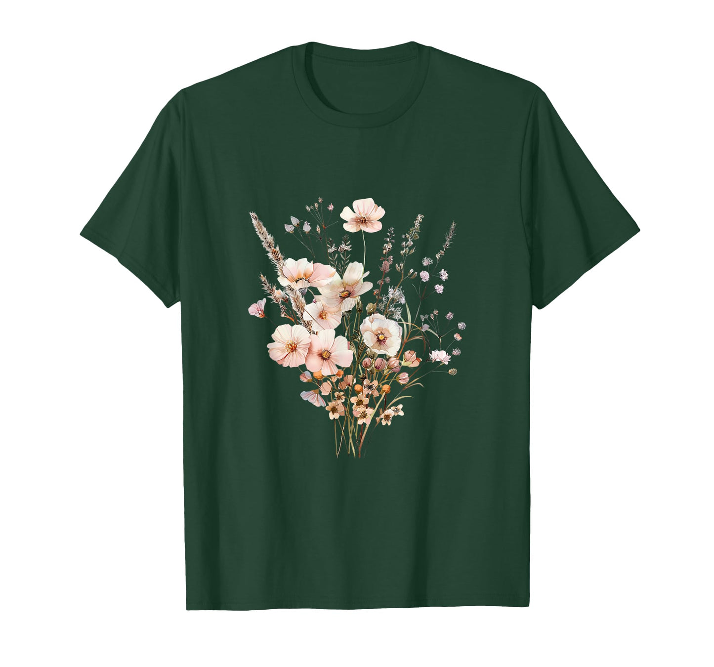 Summer Flower Botanical Nature Lover Floral Art Wildflower T-Shirt