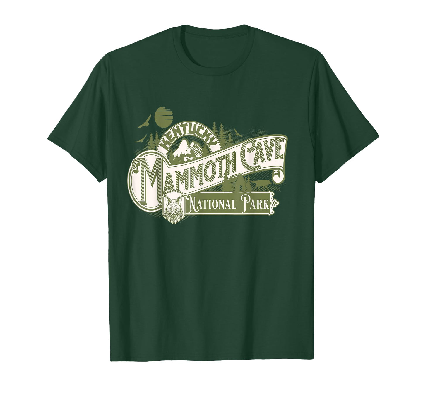 Mammoth Cave National Park Scenic Trail Explorer Hiking T-Shirt