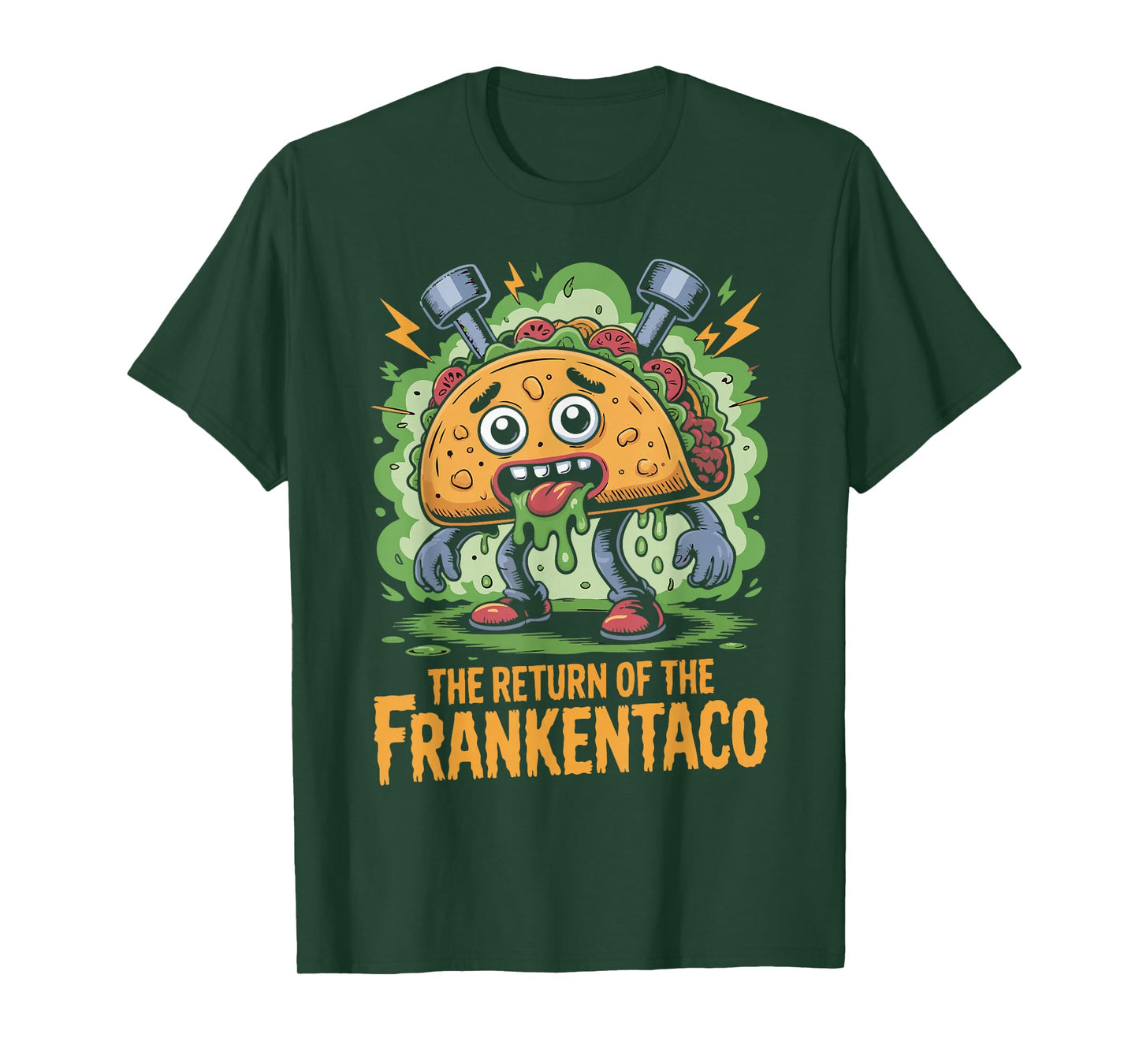 Return of Franken Taco Horror Comedy T-Shirt