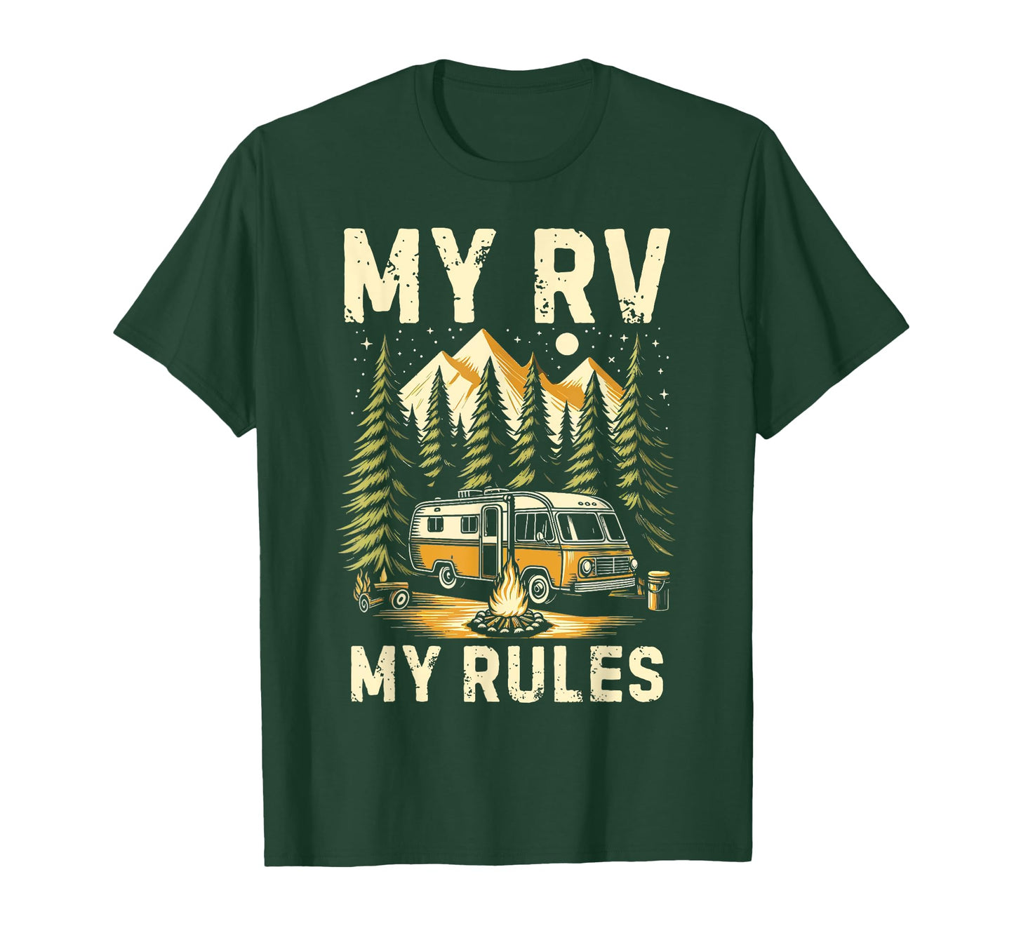 My RV My Rules Camping T-Shirt