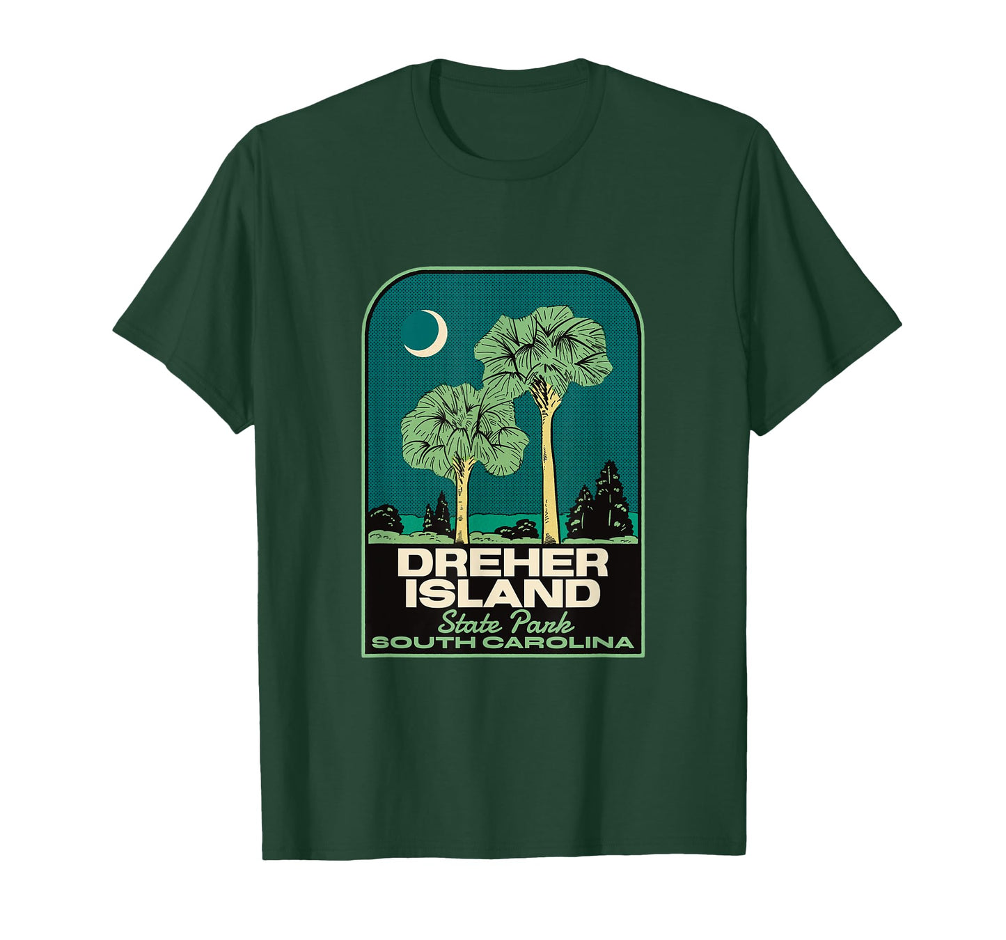Dreher Island State Park SC Vintage Travel T-Shirt