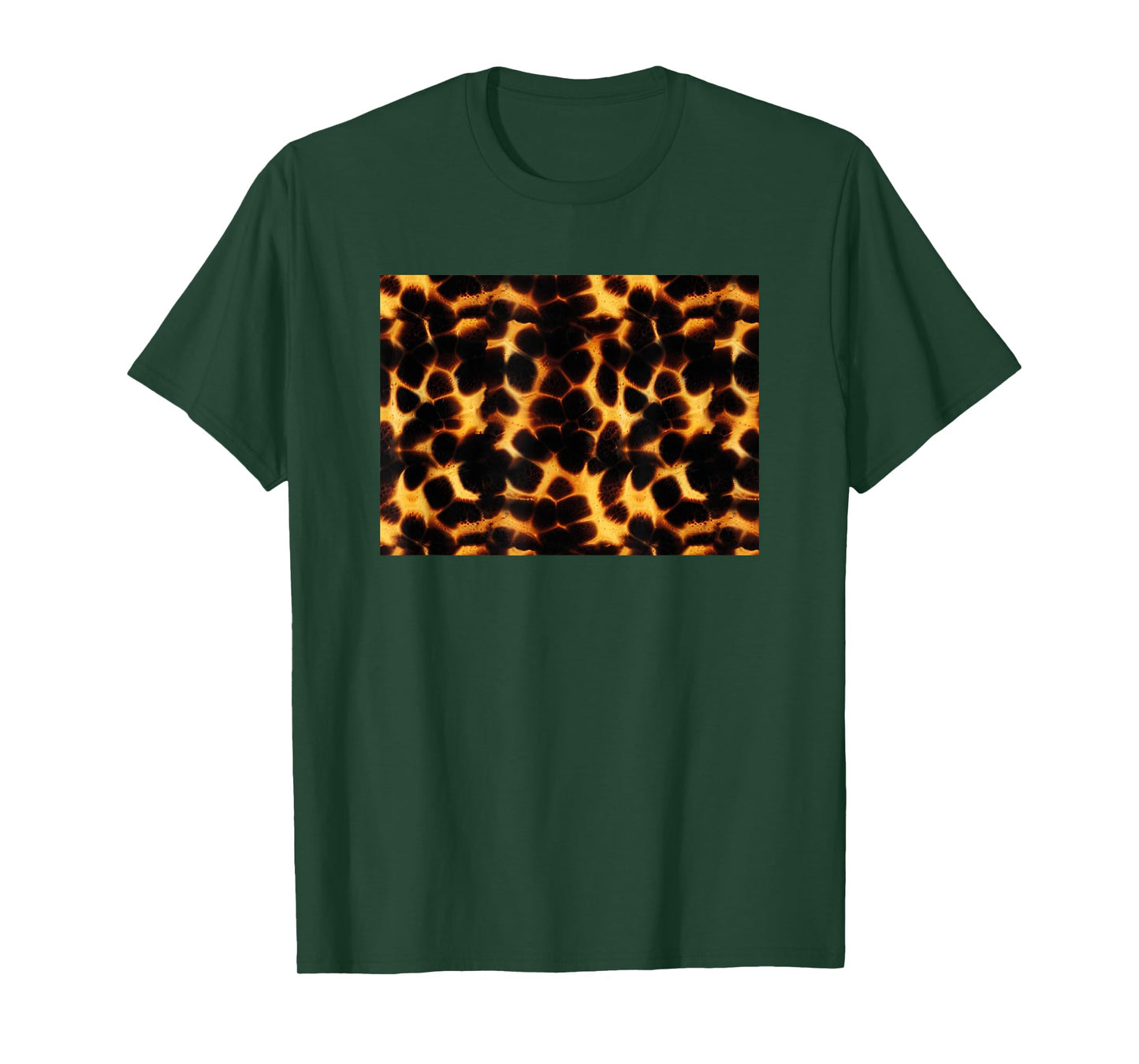 Tortoise Shell Pattern Art Wild Animals Pattern Lovers T-Shirt